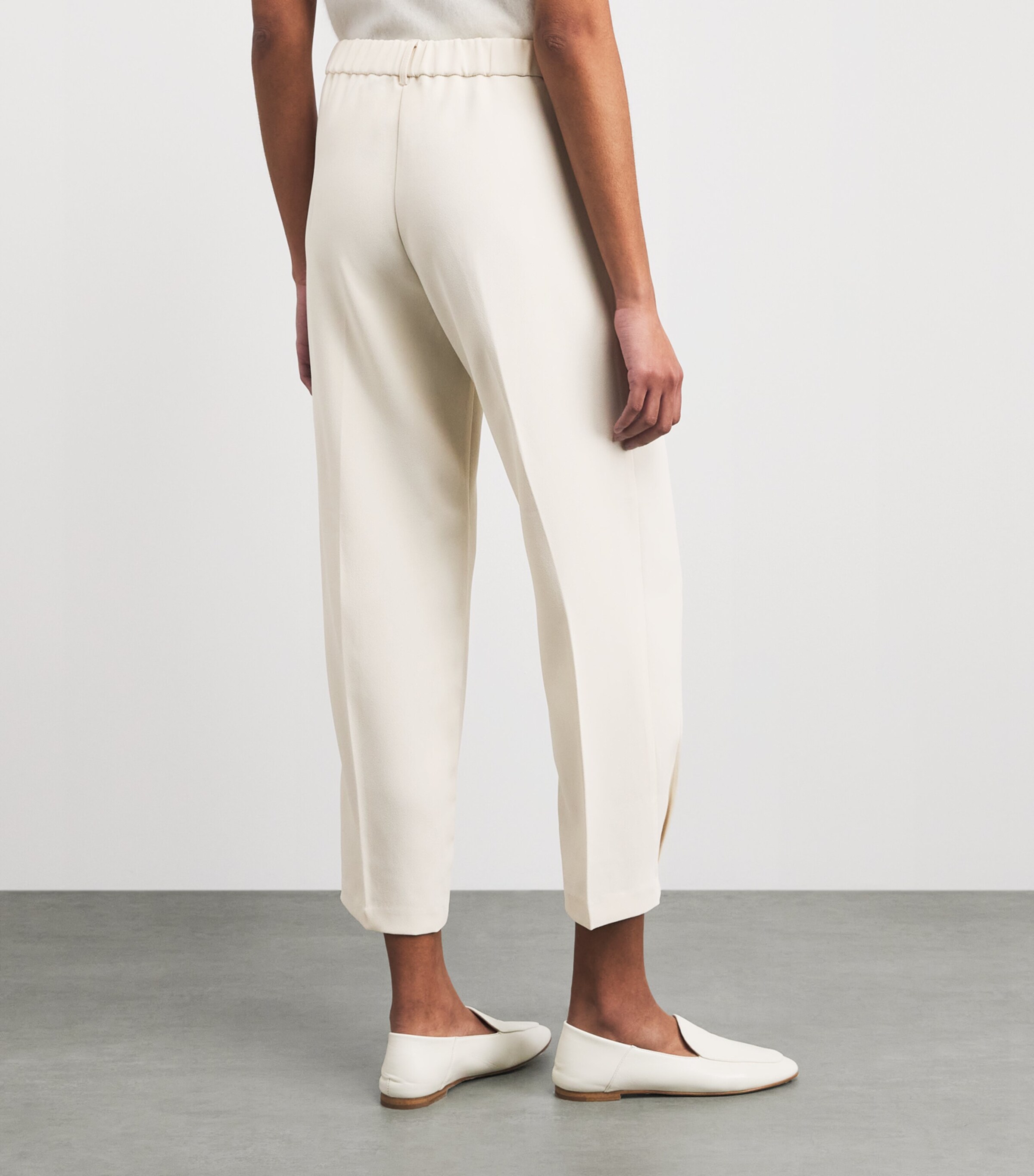 Stylein Womens Crepe Bergio Trousers Ivory Image 5