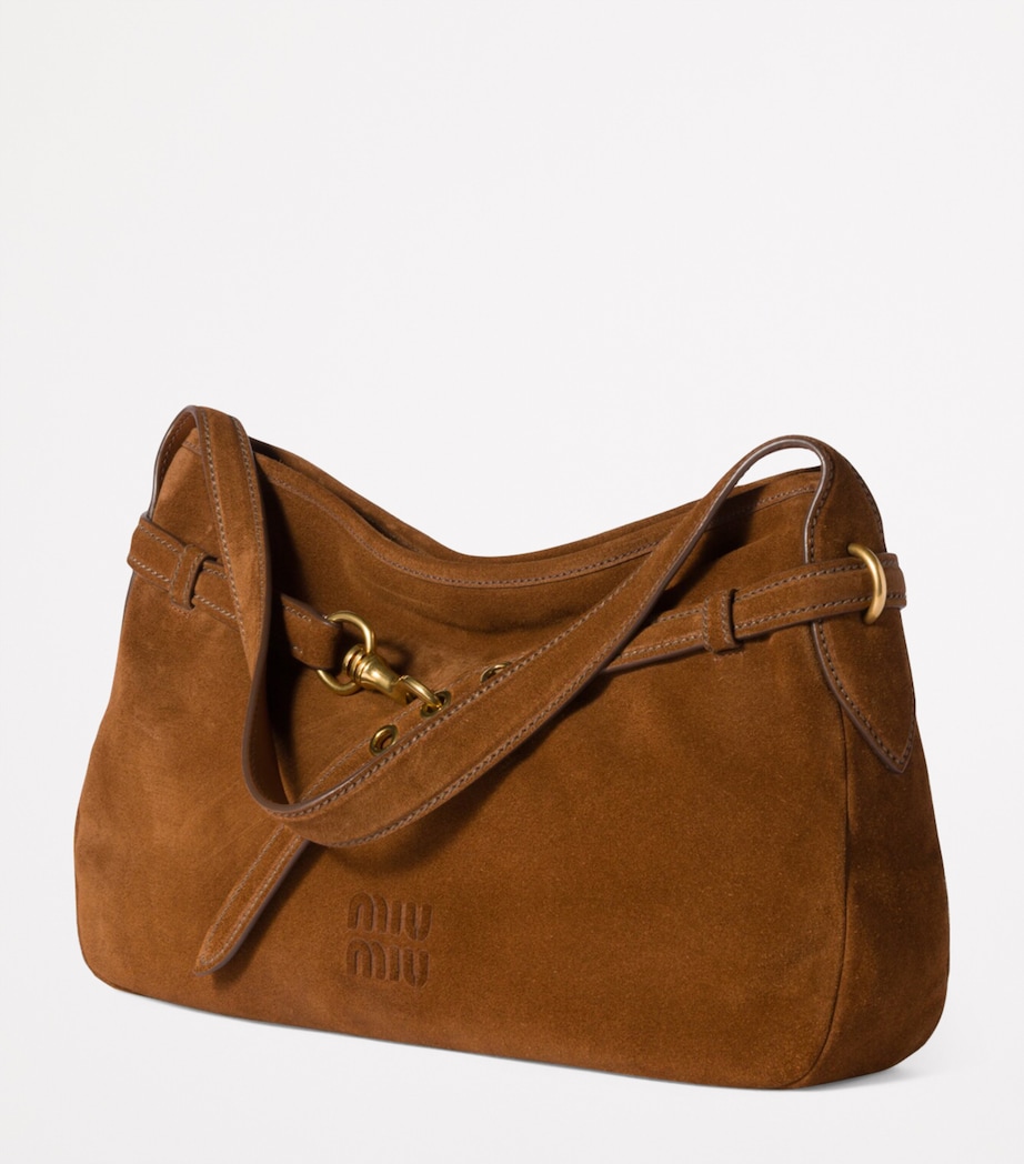 Suede Aventure Shoulder Bag F0316 Image 3