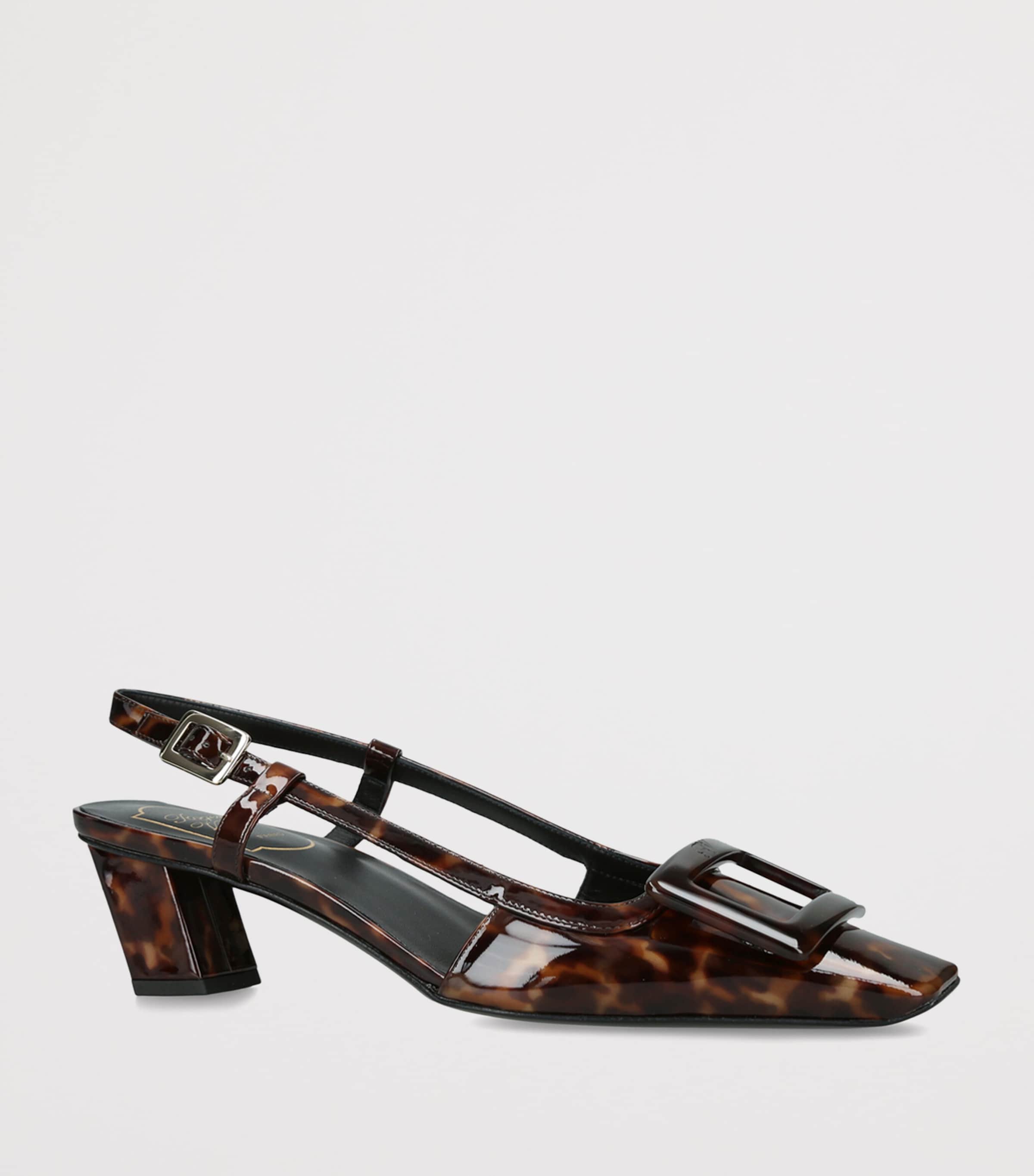 Roger Vivier Belle Vivier Slingback Pumps 45 Dk.brn Com Image 2