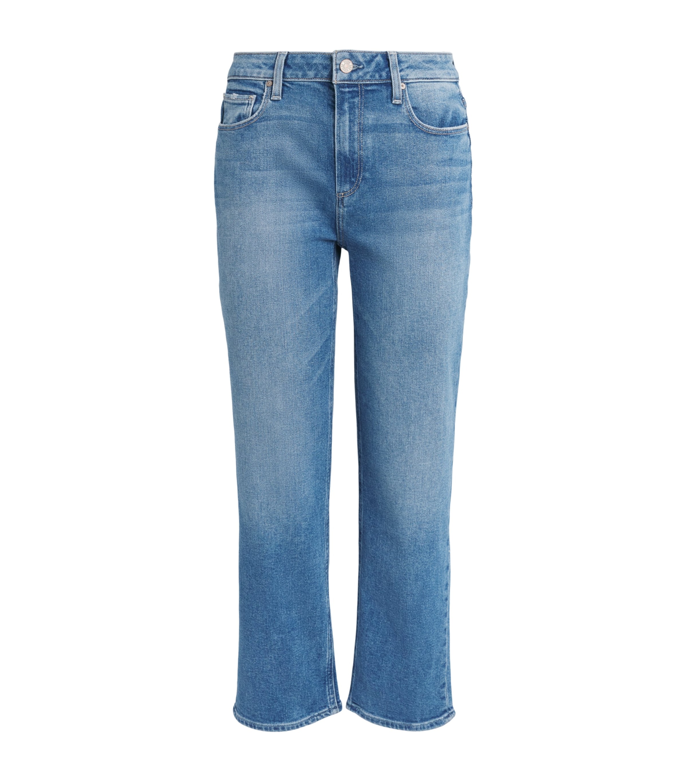 PAIGE Womens Mason Ankle Mid-Rise Straight Jeans Eames Image 1