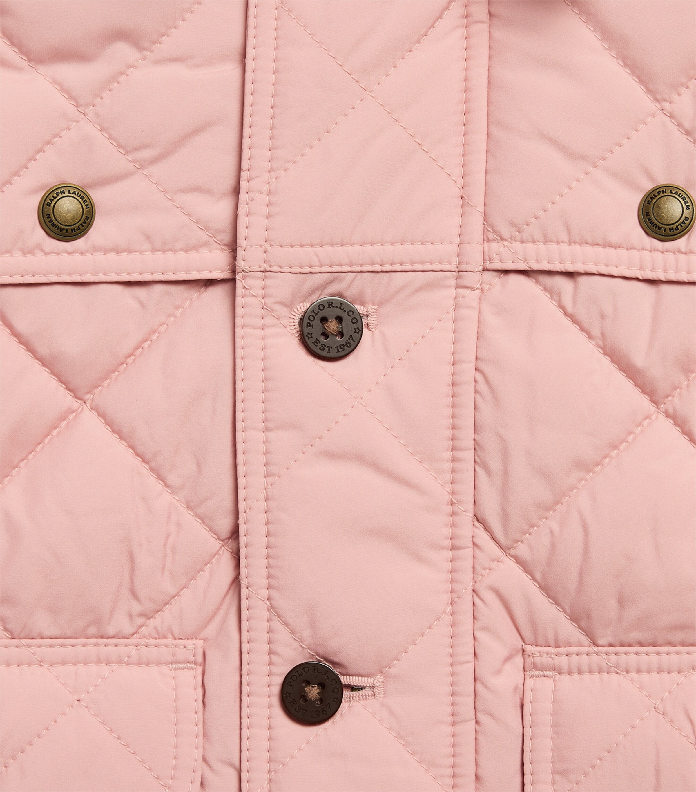 Ralph Lauren Kids Corduroy-Trim PufferJacket (2-6 Years) Adirondack Rose Image 3