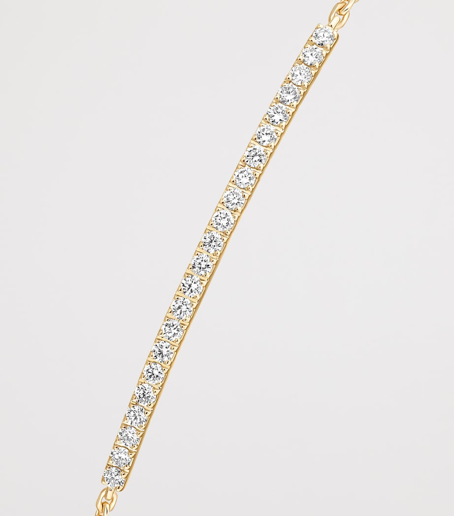 Messika Gatsby Yellow Gold and Diamond Pavé Bracelet (0.25ct) Yellow Gold Image 3