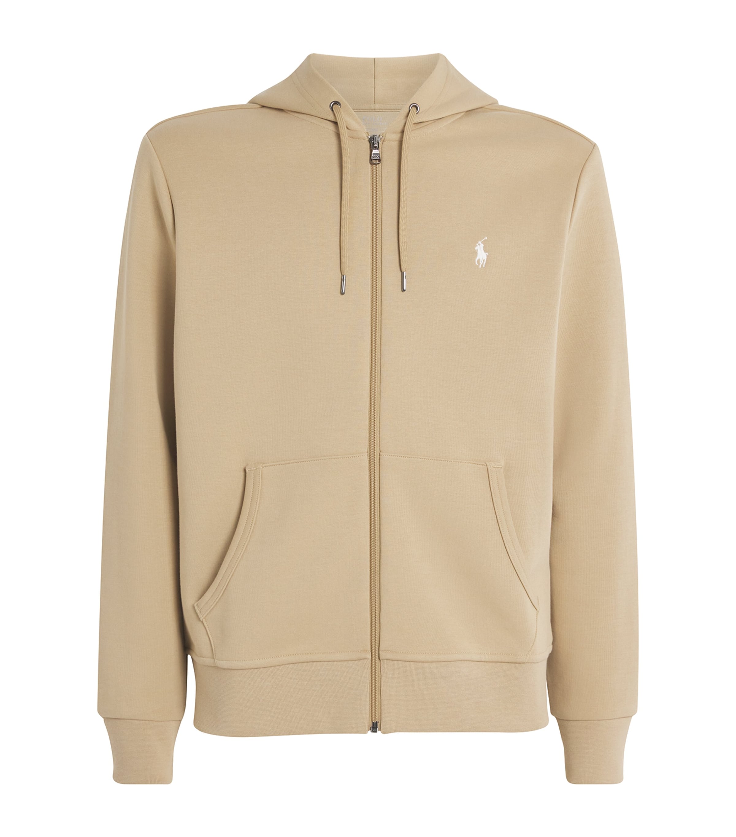 Polo Ralph Lauren Beige Polo Pony Zip-Up Hoodie | Harrods US