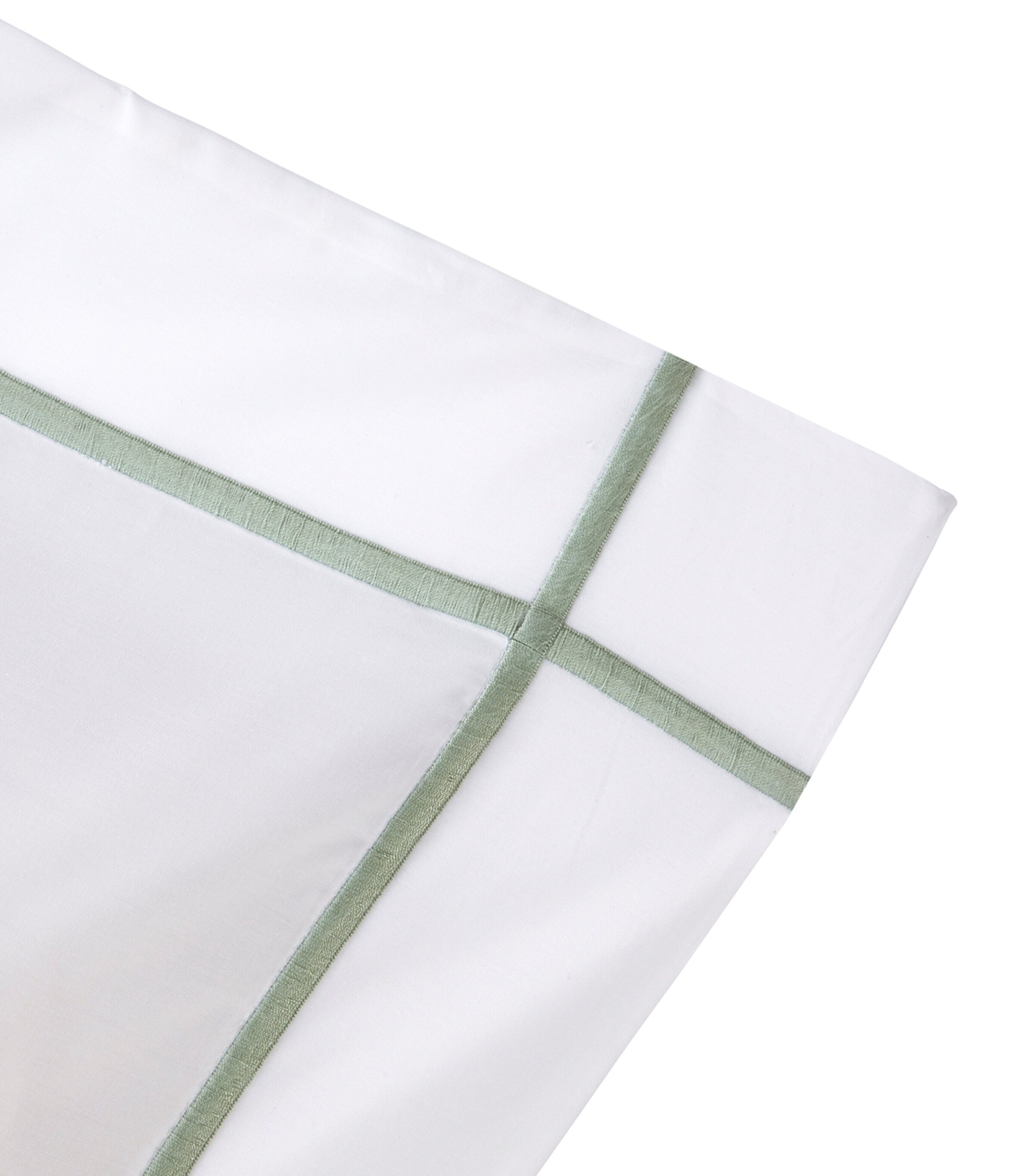 Yves Delorme Cotton Athena Oxford Pillowcase (30cm x 40cm) Veronese Image 4