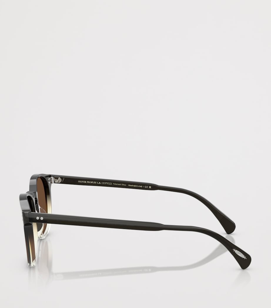 Oliver Peoples Finley Esq. Round Sunglasses Black Image 3