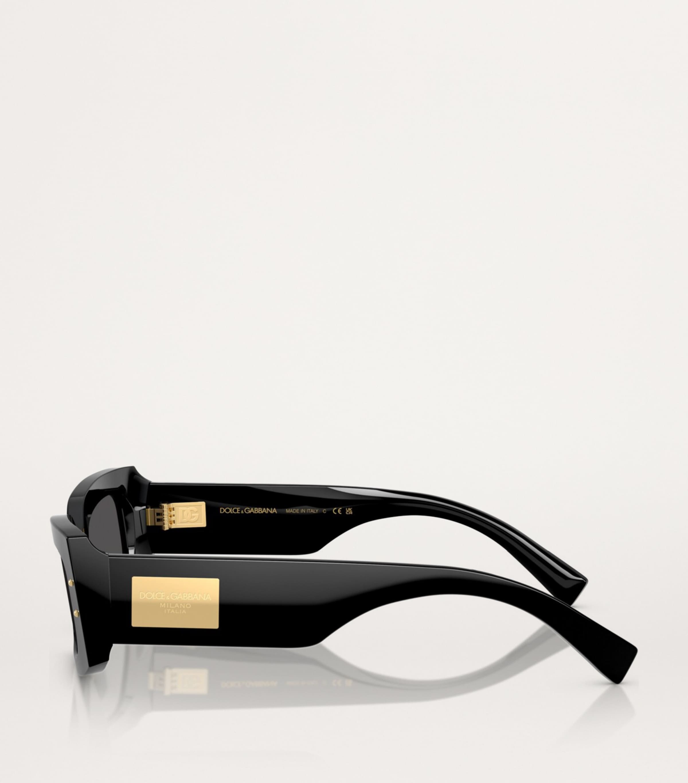 Dolce&Gabbana Acetate Rectangular Sunglasses Image 3