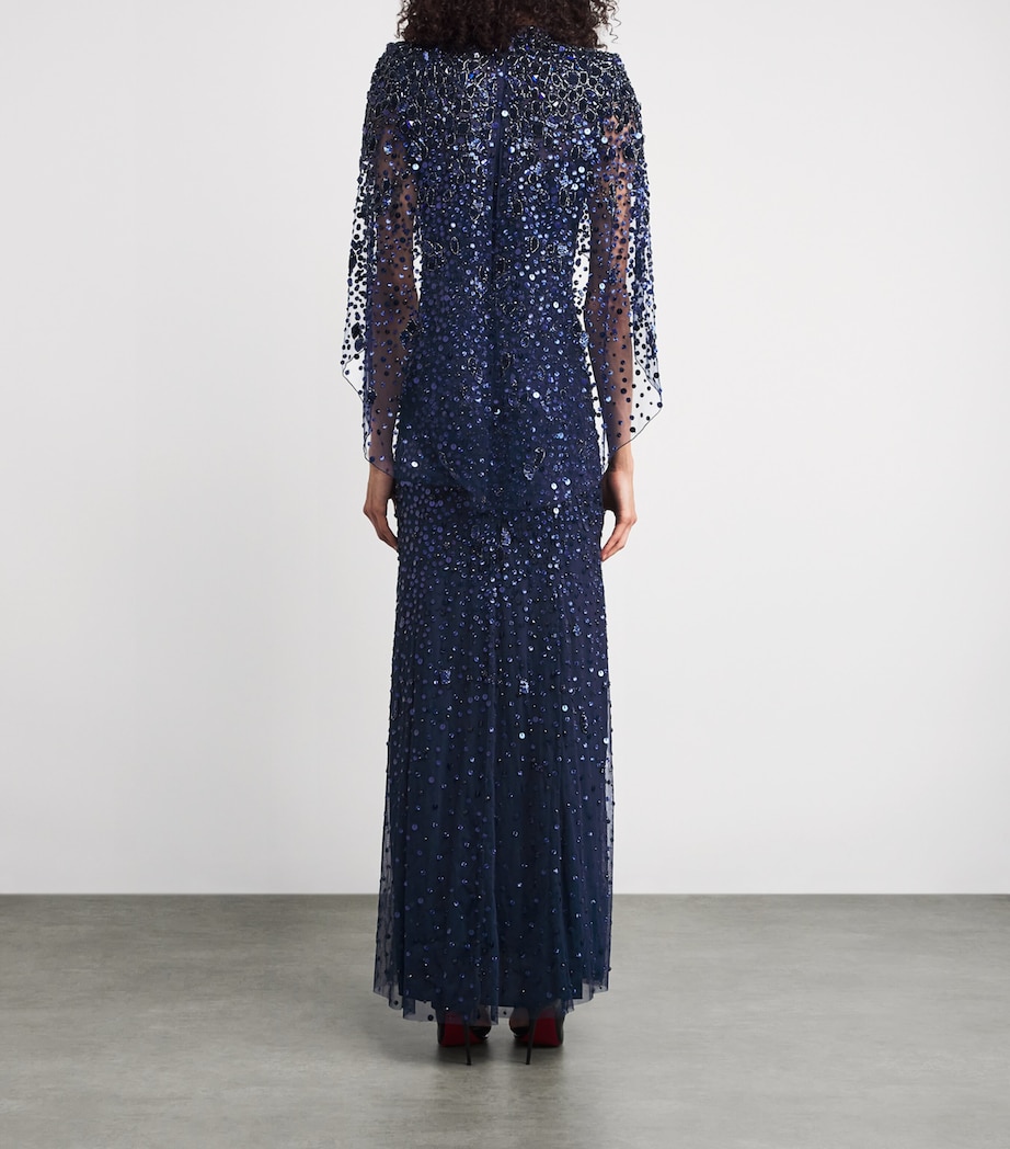 Bead-Embellished Gracie Gown MIDNIGHT Image 3