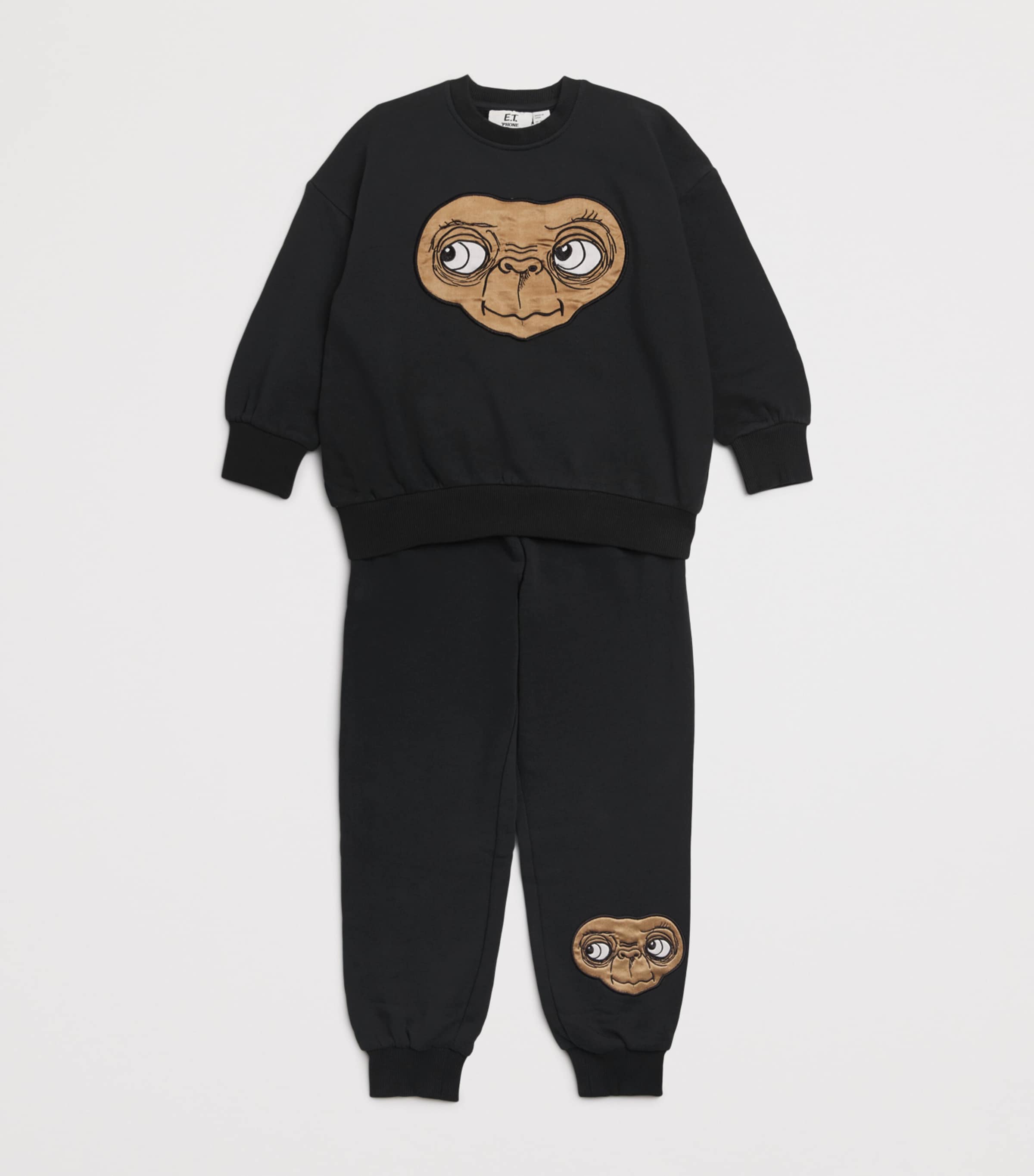 x E.T. Cotton Sweatshirt (3-11 Years) BLACK Image 3