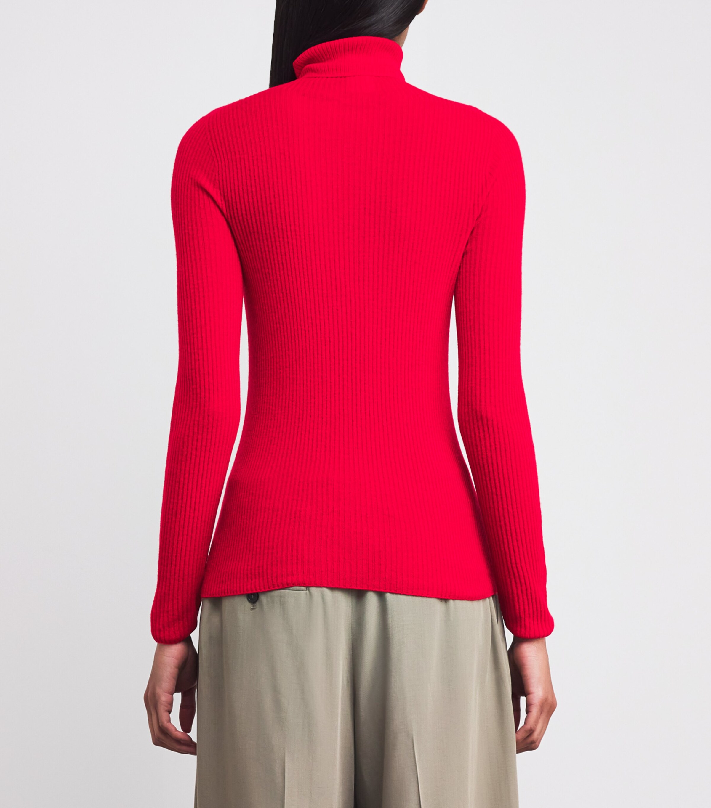 Wool-Silk-Cashmere Rollneck Sweater 3045 LACCA Image 4