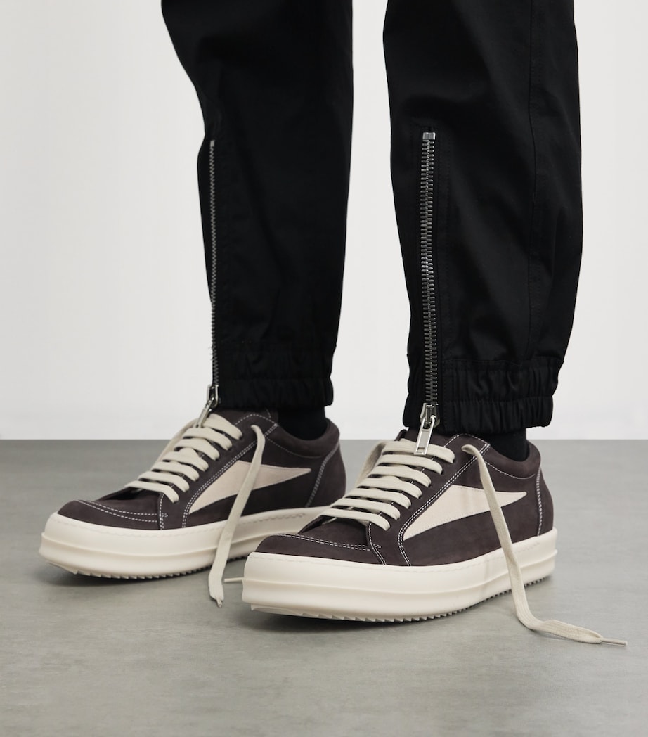 Leather Vintage Low-Top Sneakers BROWN/MILK/MILK Image 2