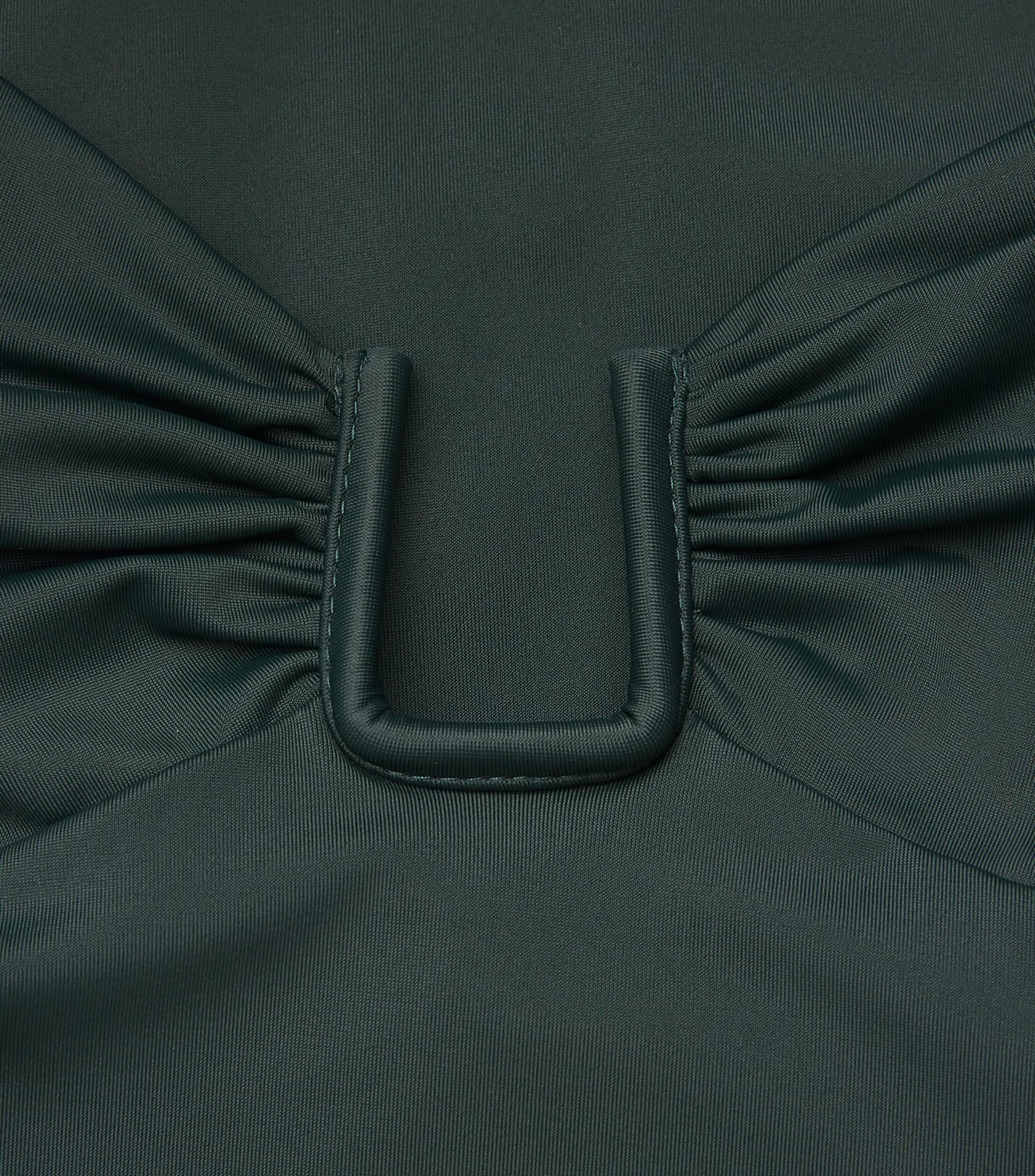 High-Leg Cannes Swimsuit IVY GREEN Image 5