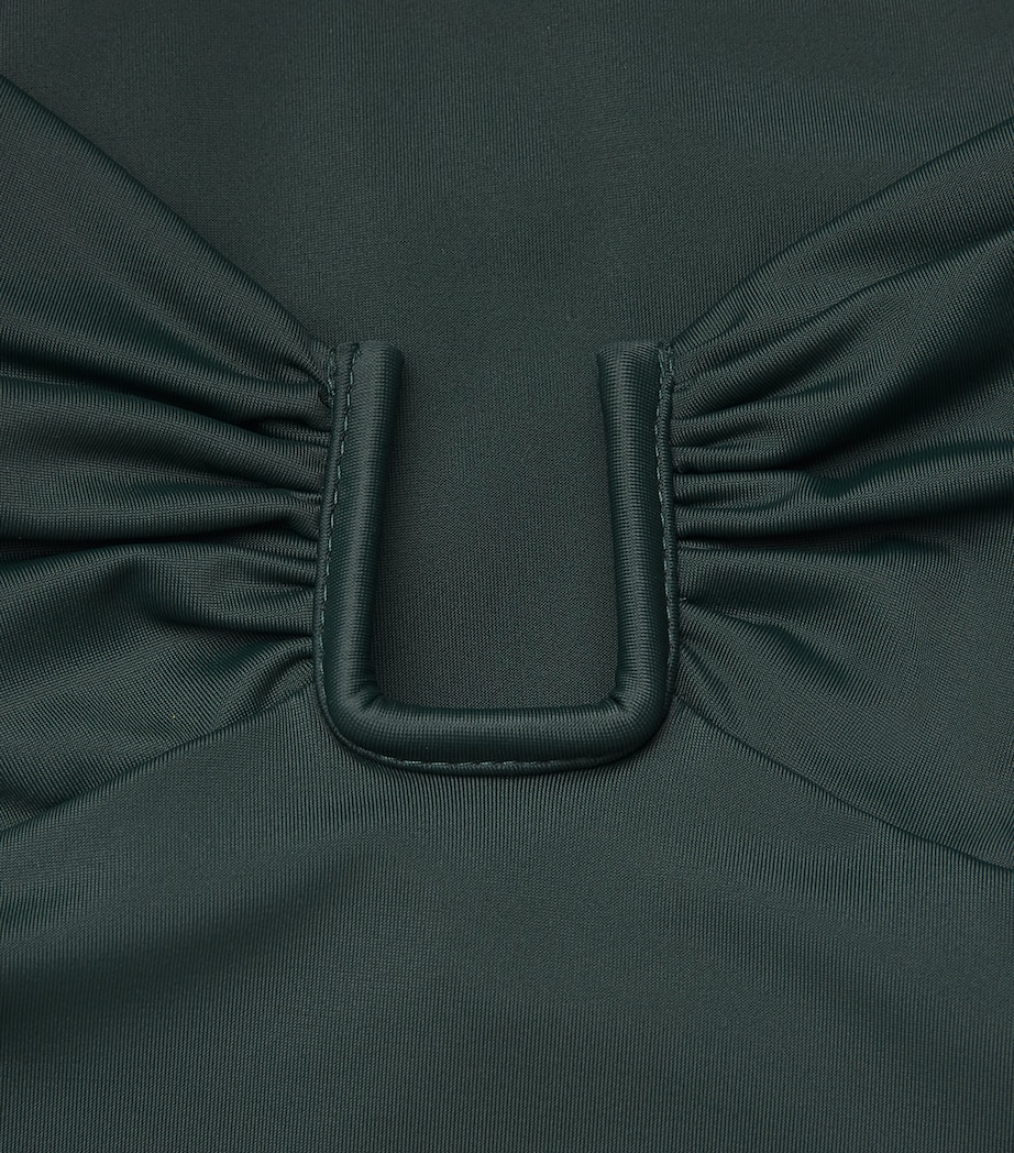 High-Leg Cannes Swimsuit IVY GREEN Image 5