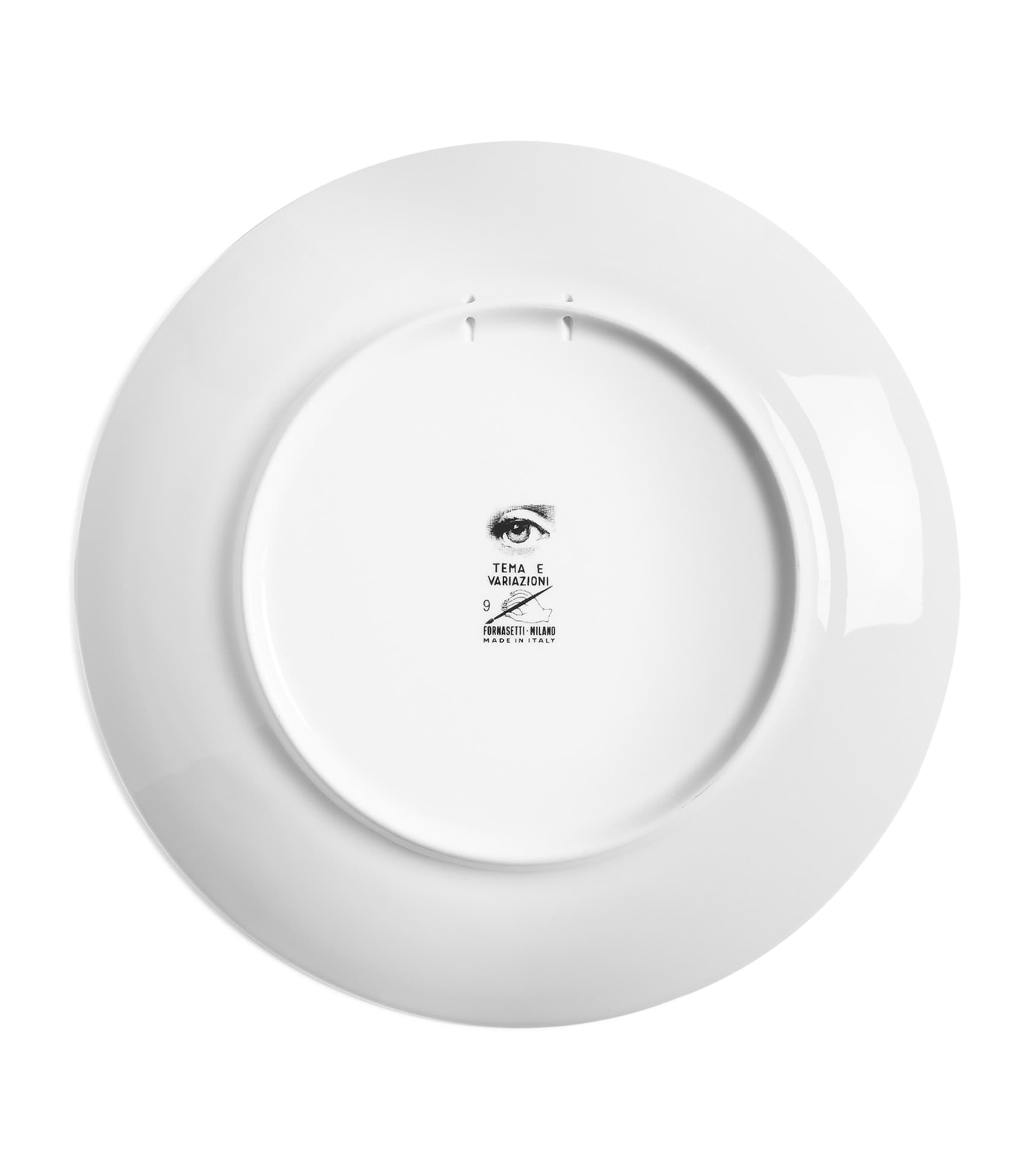 Fornasetti Tema e Variazioni No. 369 Wall Plate (26cm) Image 3
