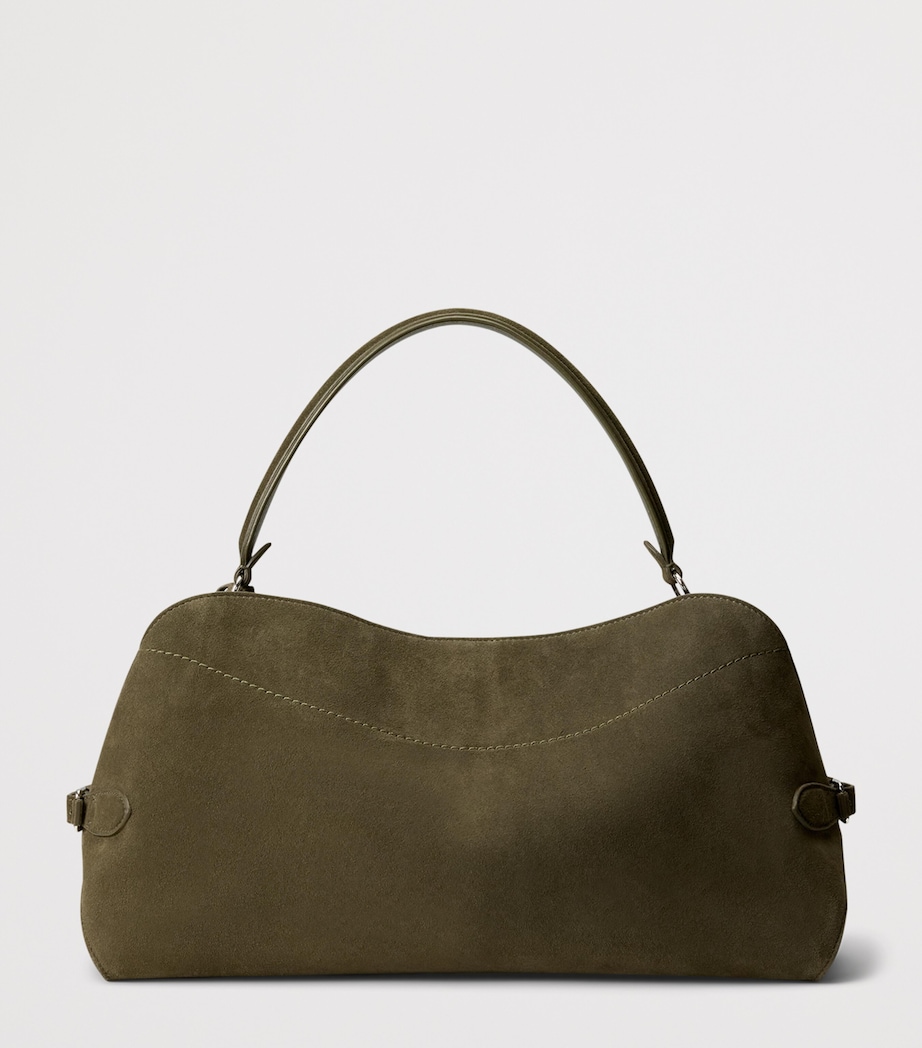 Ralph Lauren Collection Suede The Ralph Shoulder Bag Cypress Image 2
