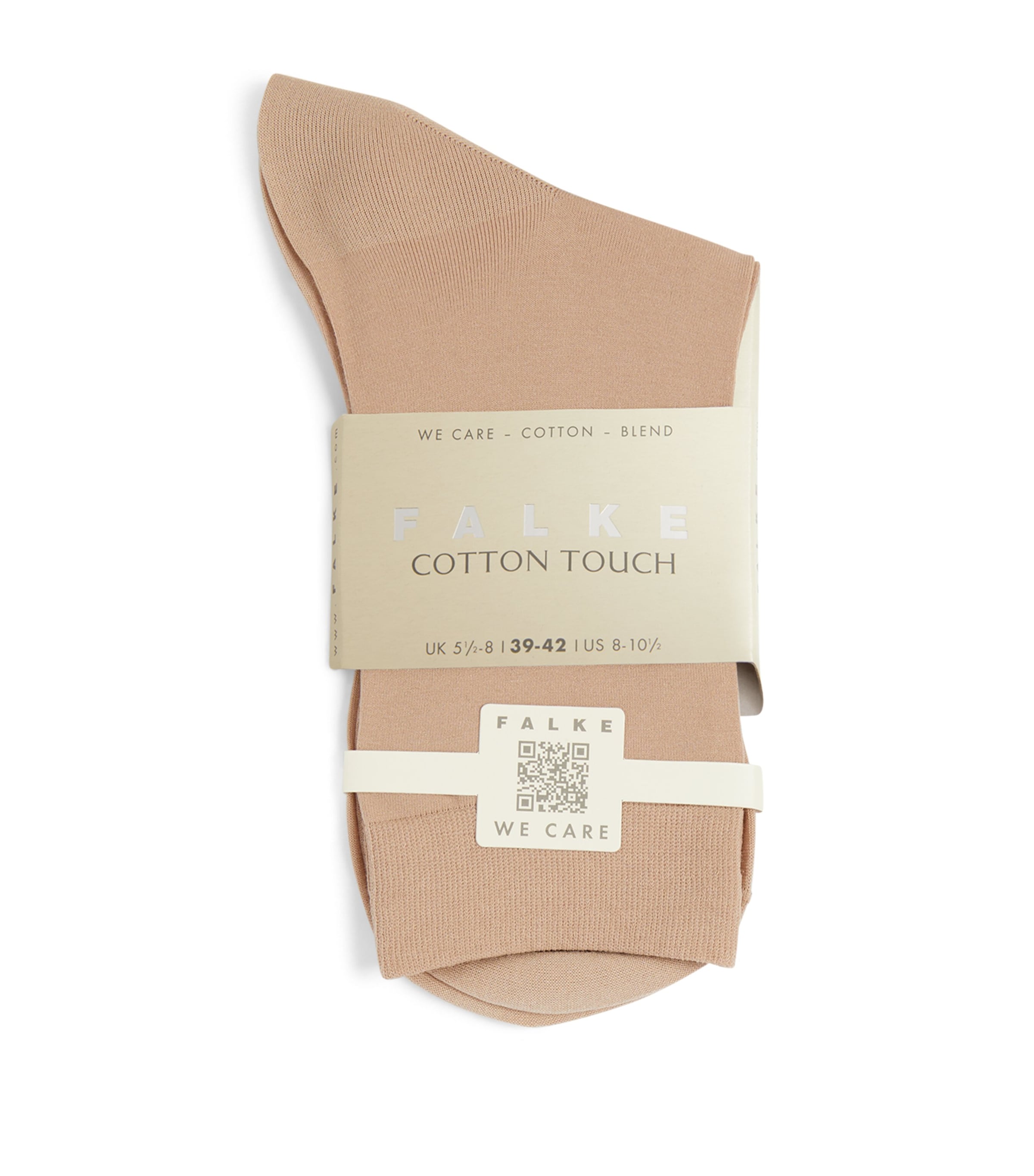 Falke Cotton Touch Socks In Beige