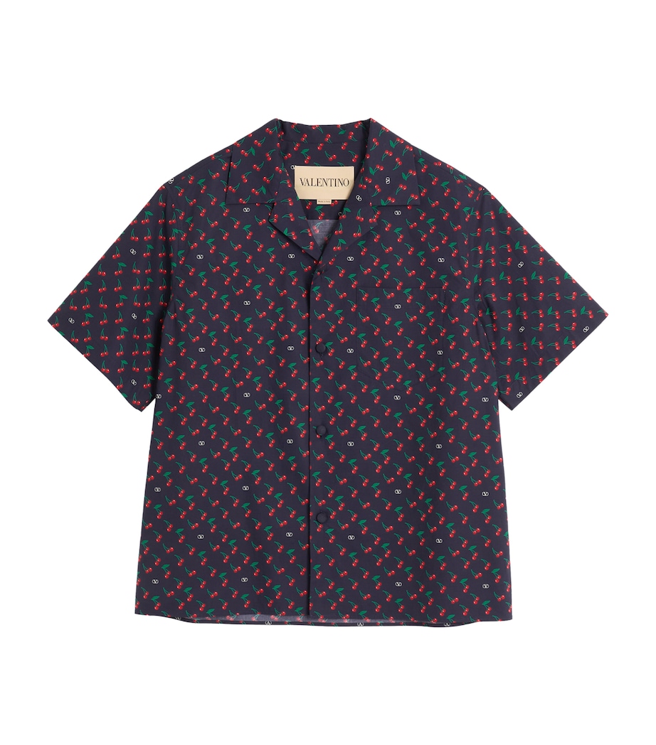 Cotton Cherry Bowling Shirt CZQ Image 1
