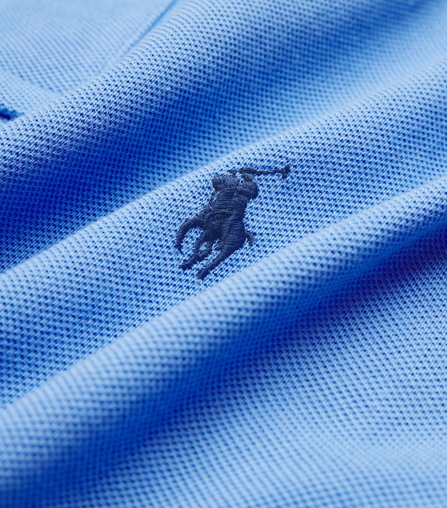 Polo Pony Polo Shirt BLUE Image 5