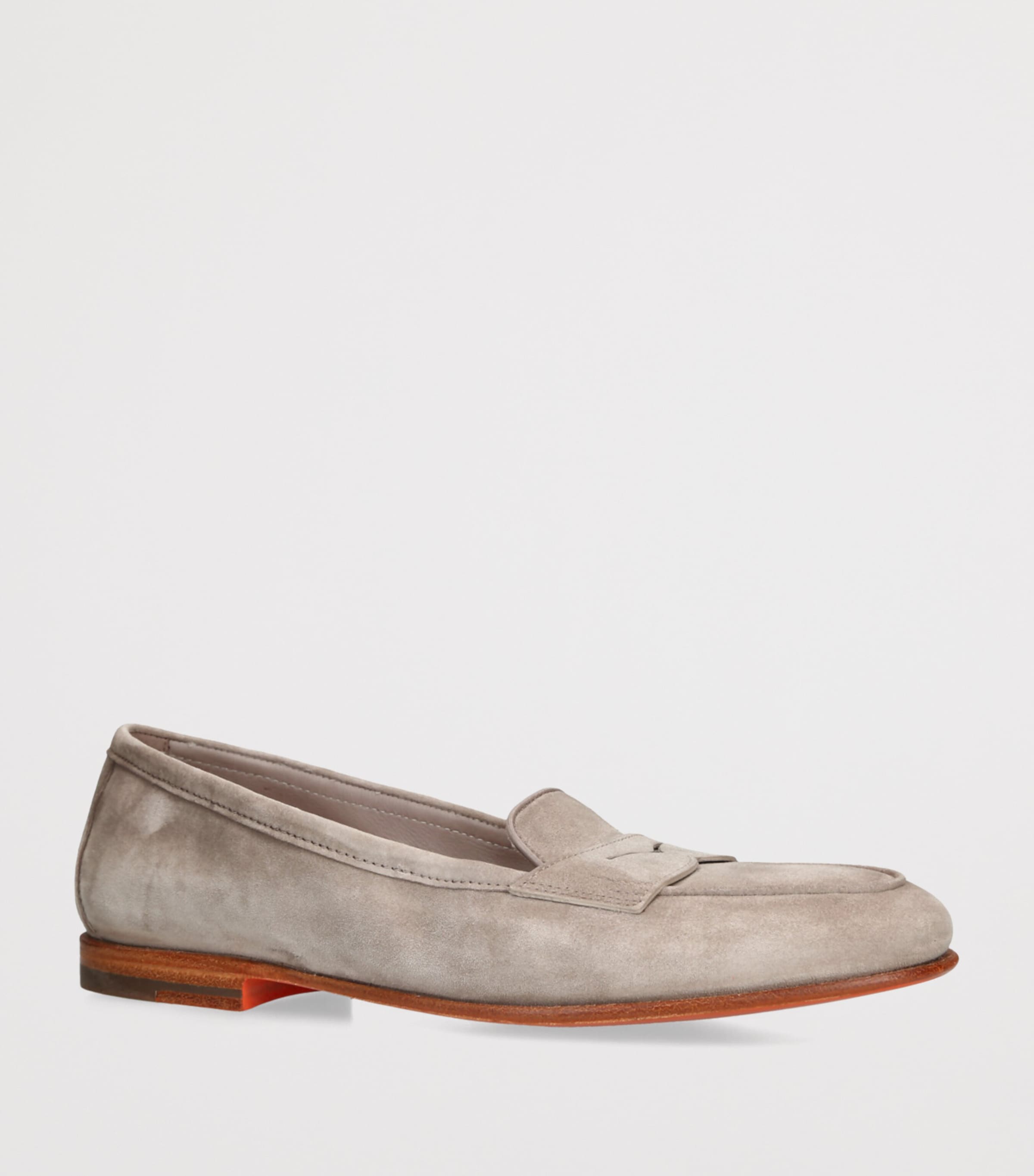 Suede Carla Loafers TAUPE Image 3