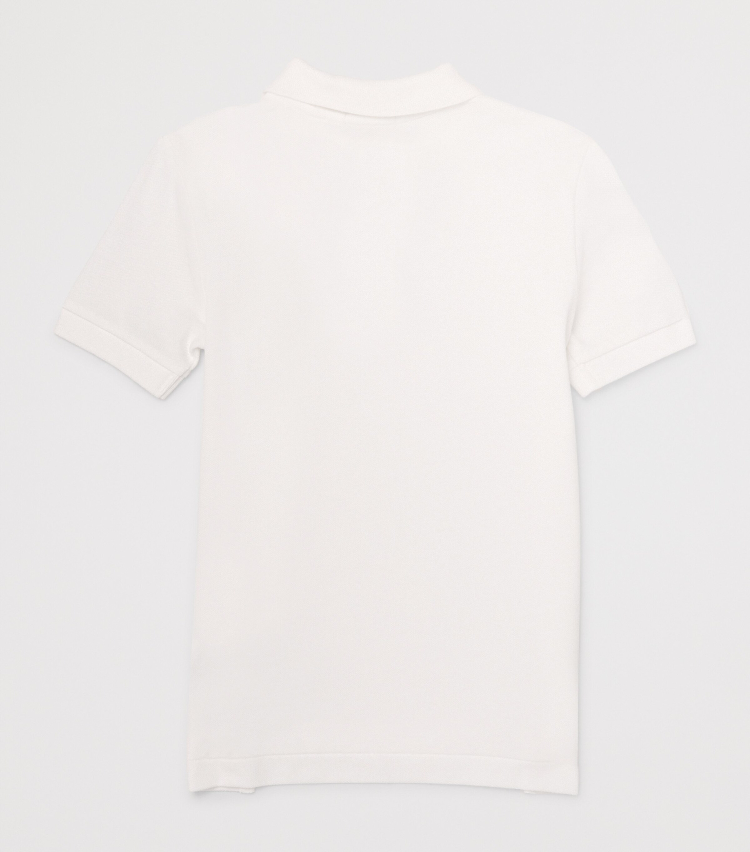 Emporio Armani Kids Stretch-Cotton Button-Up Shirt (6-36 Months) Off White Image 3