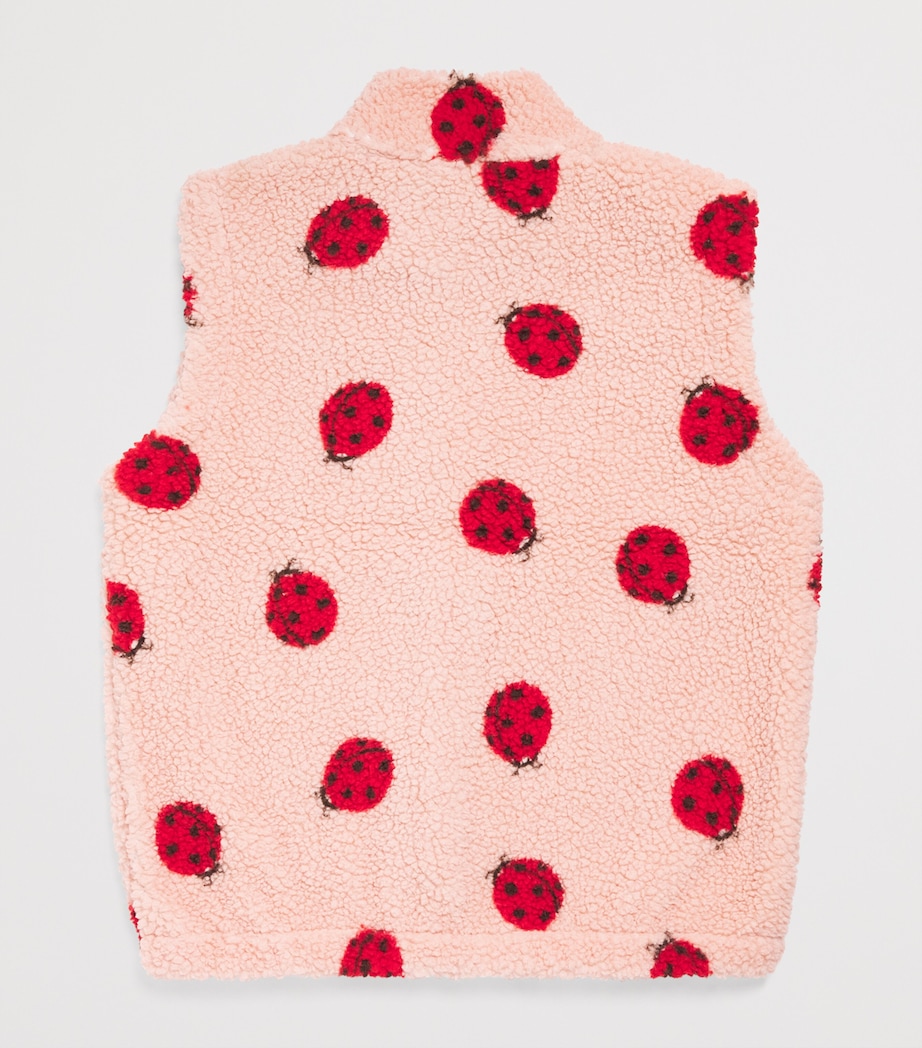 Fleece Jody Gilet (5-10 Years) P10128LADYBUG PINK Image 2