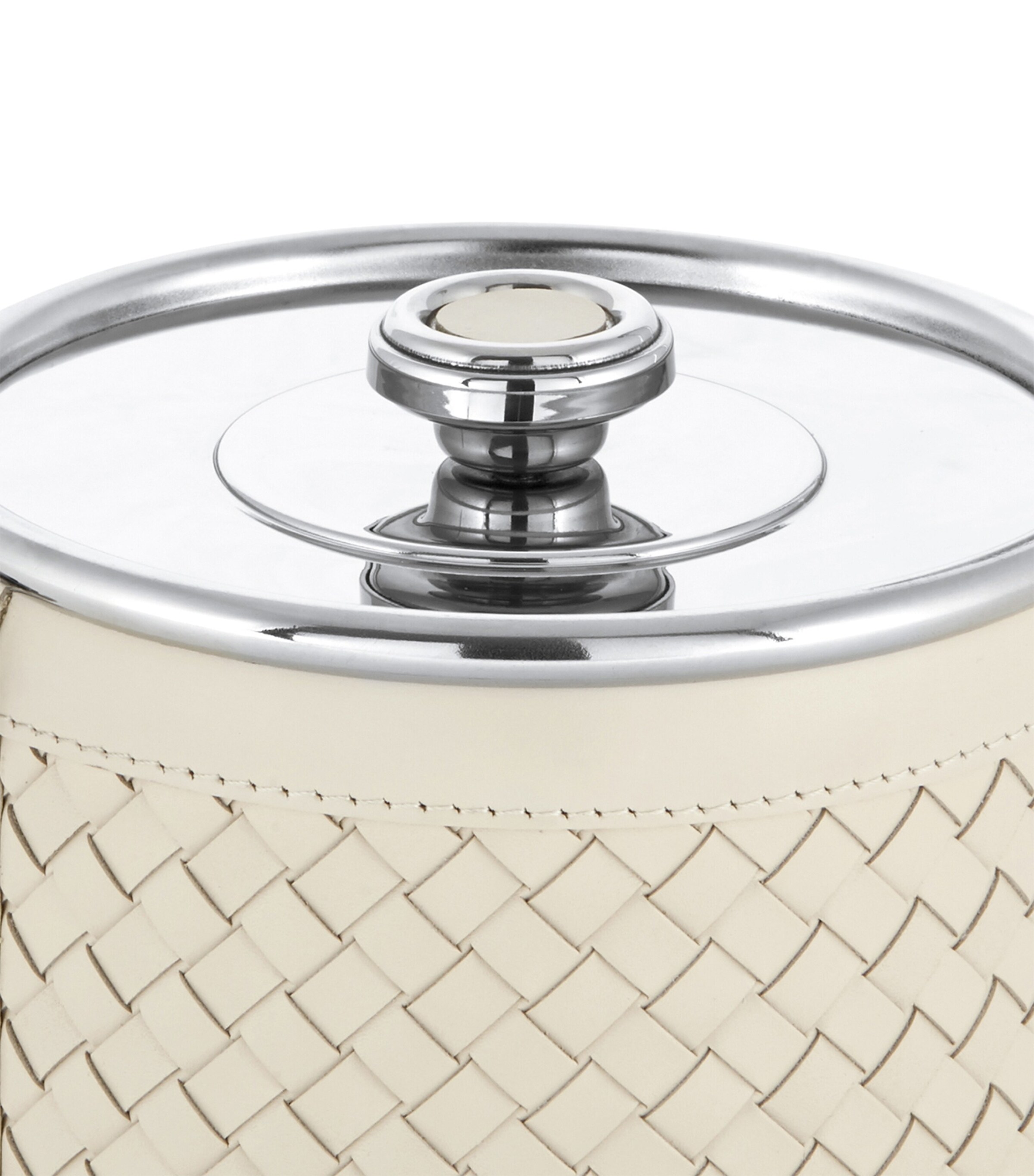 Leather Menfi Ice Bucket IVORY Image 3