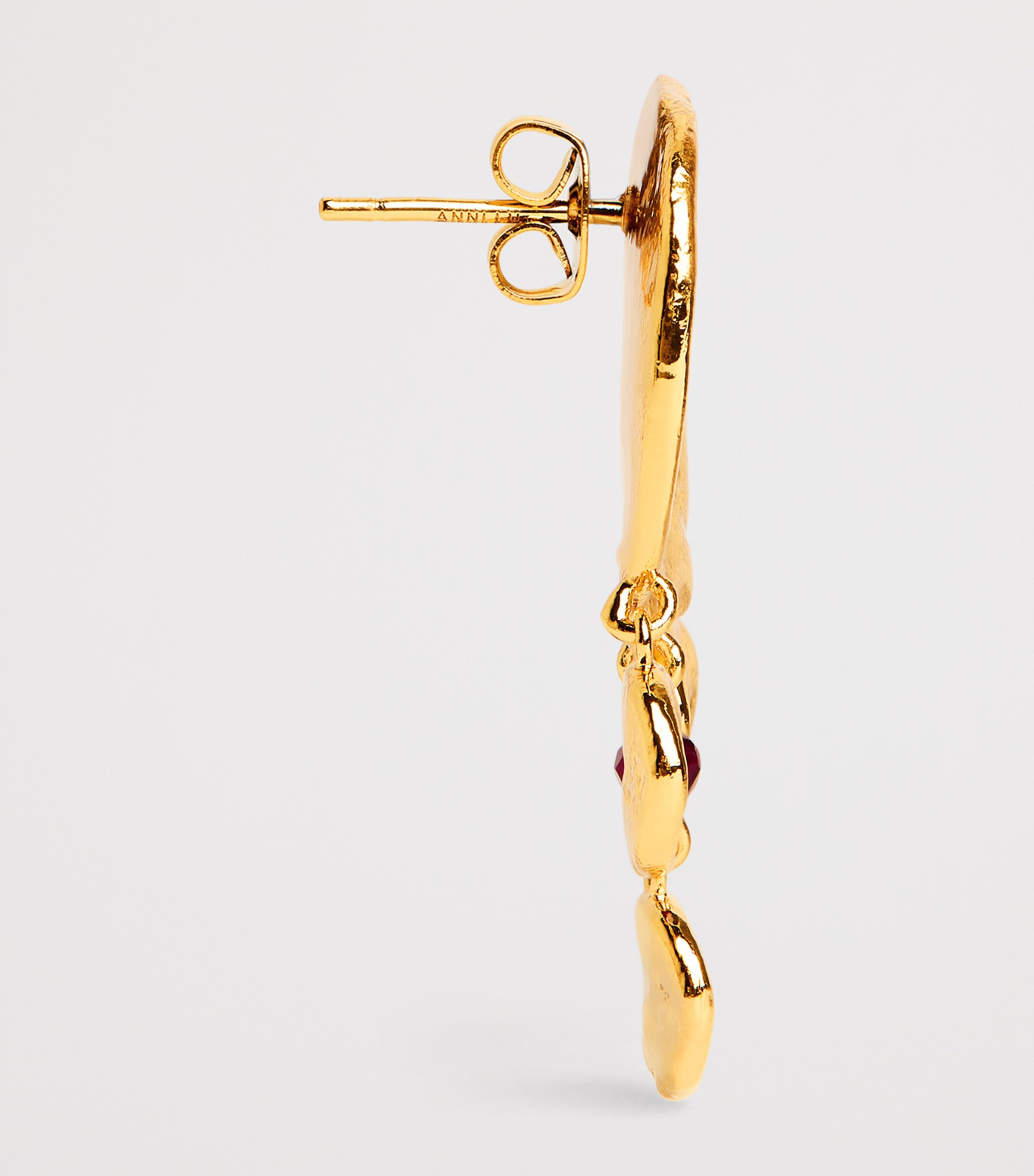 Anni Lu Gold-Plated Dream Catcher Earrings Gold Image 4