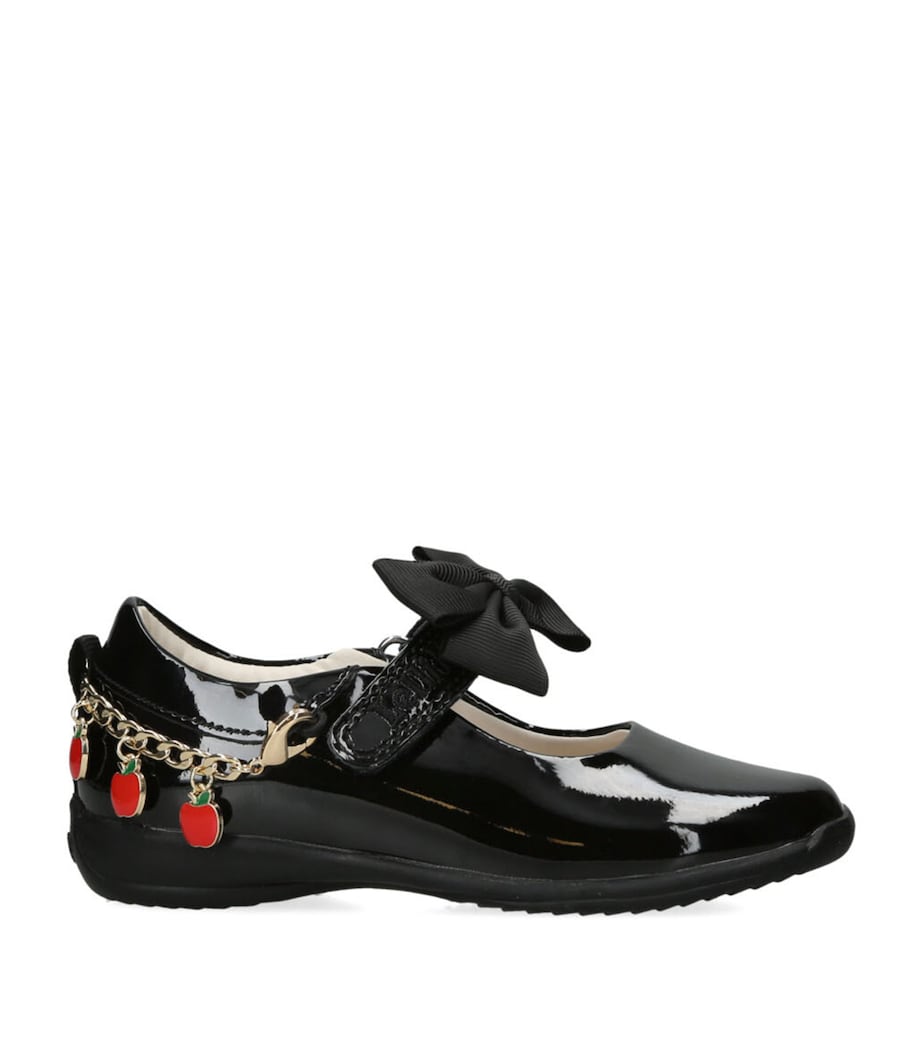 Patent Leather Dolly School Shoes BLACK Image 1