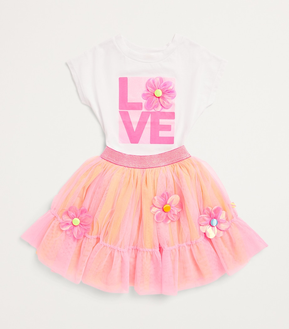 Cotton Embellished Printed T-Shirt (2-12 Years) 10P WHITE Image 3