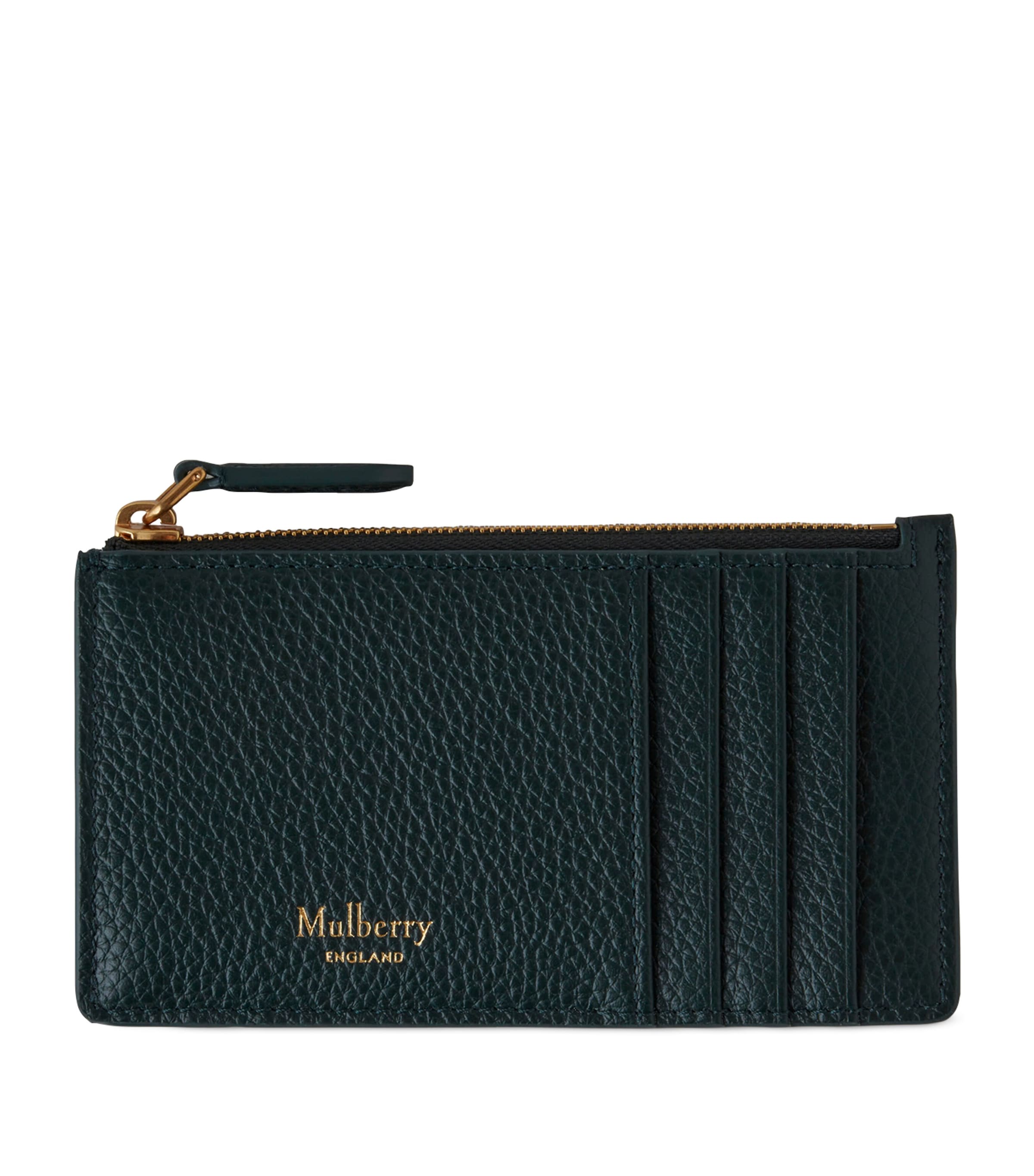 MULBERRY LEATHER CONTINENTAL ZIPPED LONG CARD HOLDER 