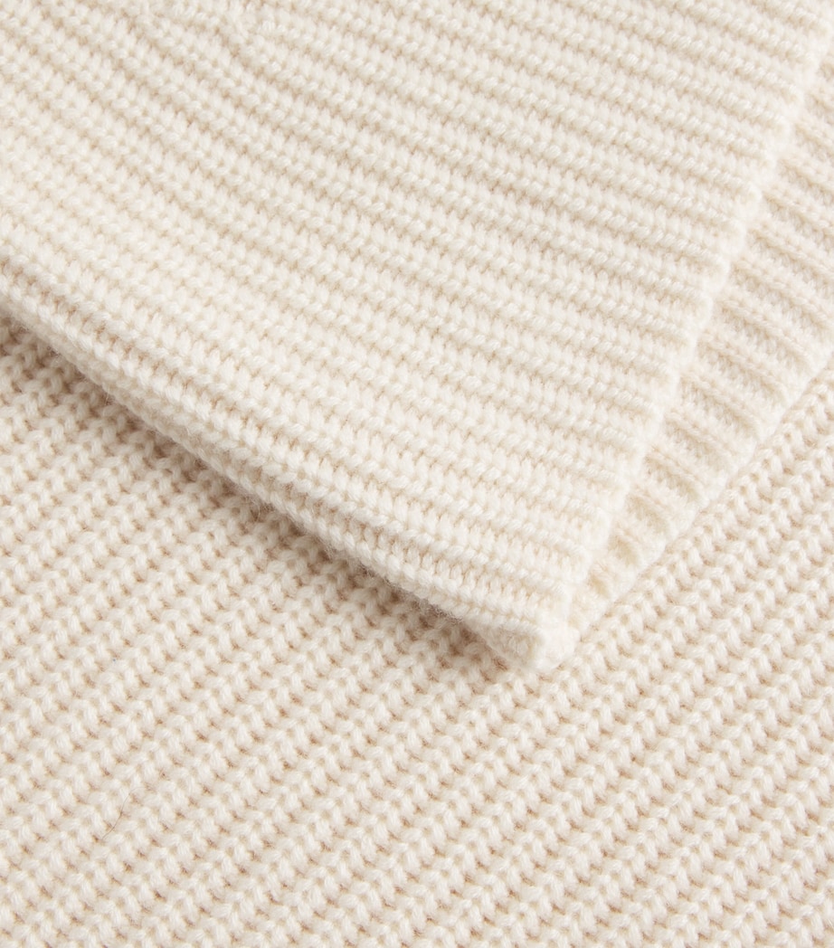 Cashmere-Blend Ribed Raffet Sweater WAX Image 5