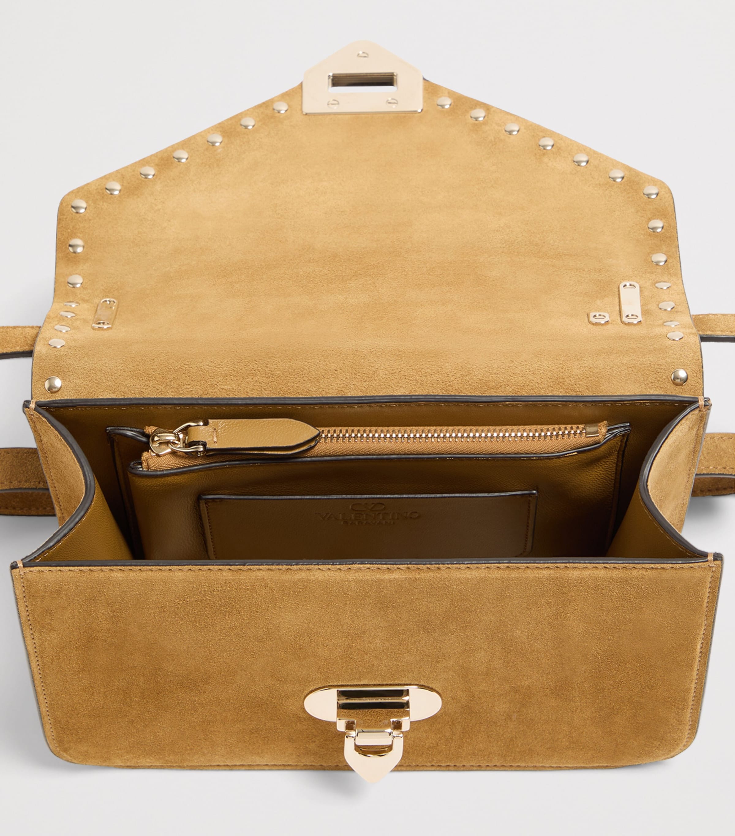 Valentino Garavani Small Split Leather Rockstud Shoulder Bag Rdx Image 6