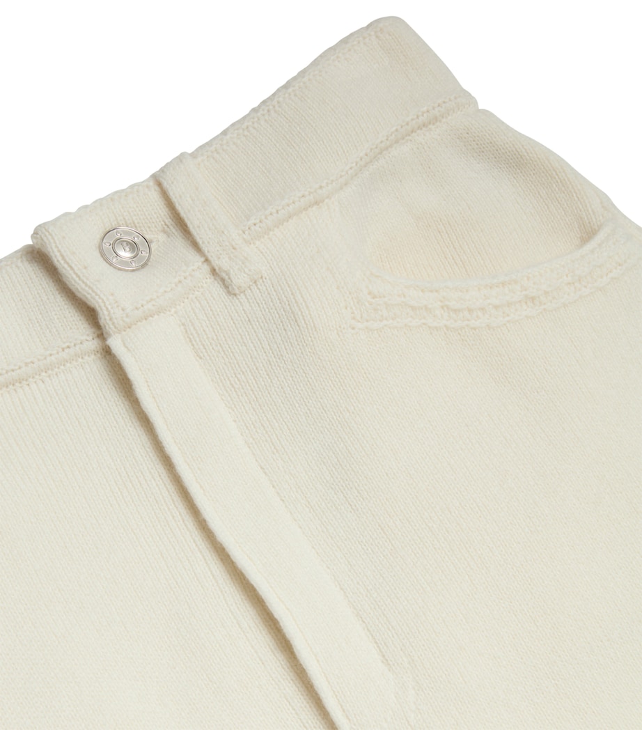 Cashmere-Blend Denim Flared Trousers 107 NIVEOUS Image 2