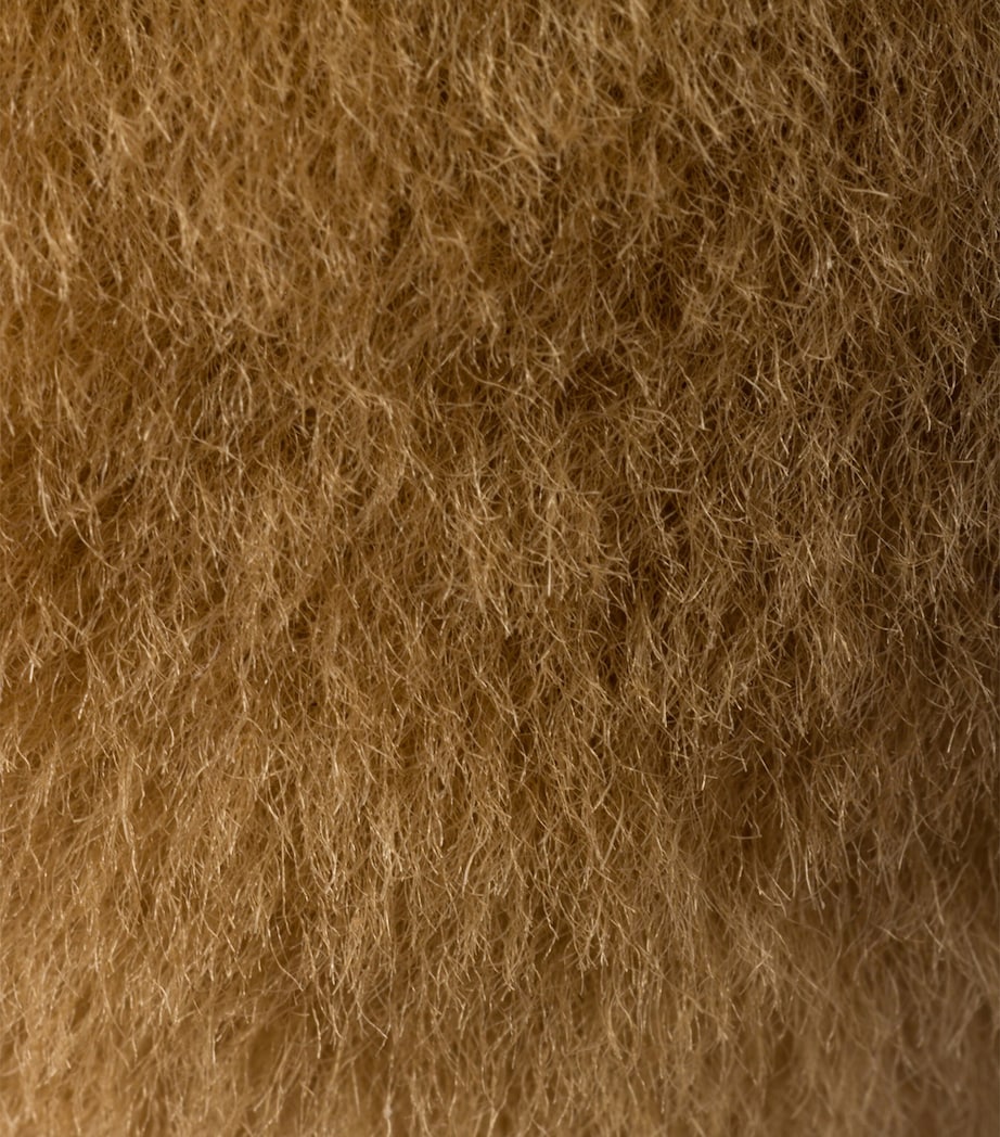 Prada Shearling Ballet Flats Brown Image 5