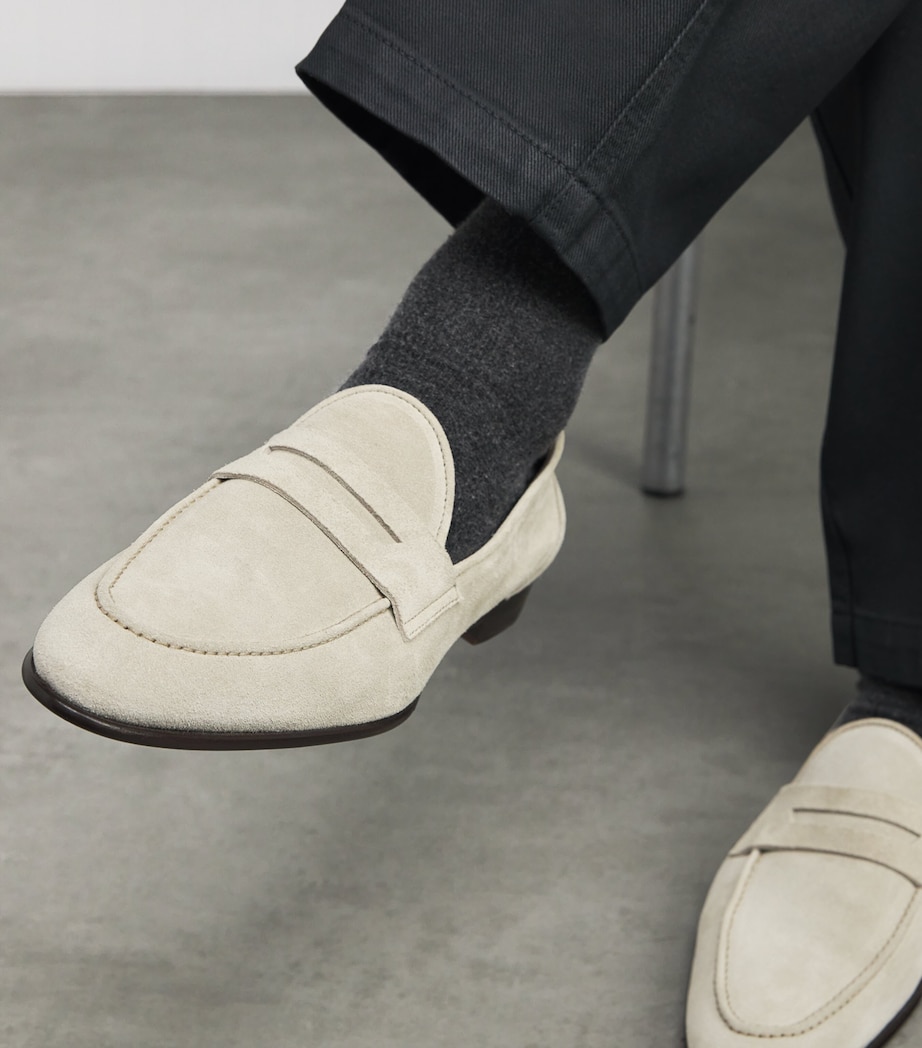 Suede Penny Loafers 960 Image 2