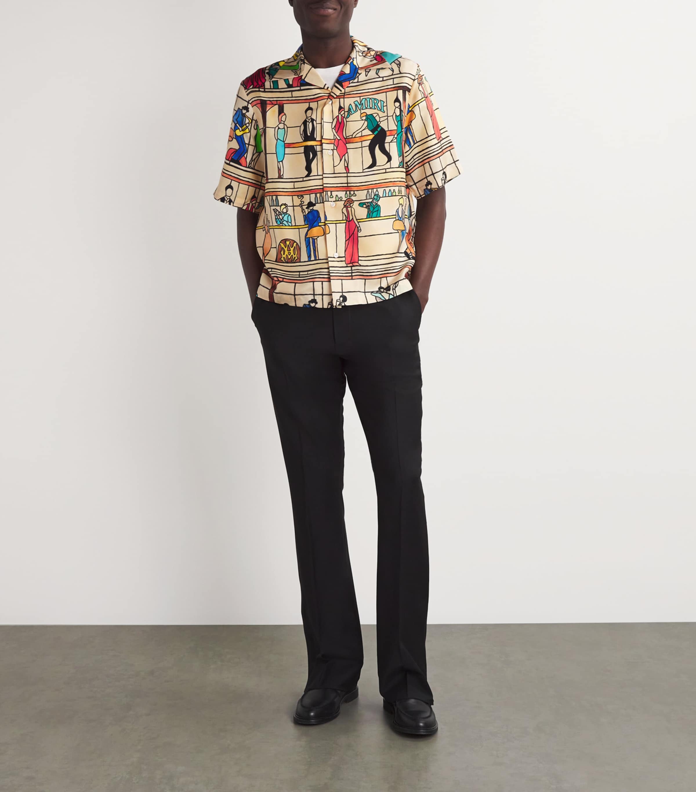 Silk Pool Bowling Shirt SAND Image 2