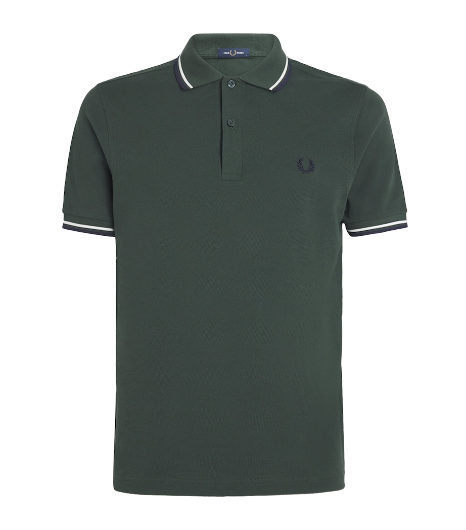Twin Tipped Polo Shirt 53A CRTGRN/SNWT/NVY Image 1