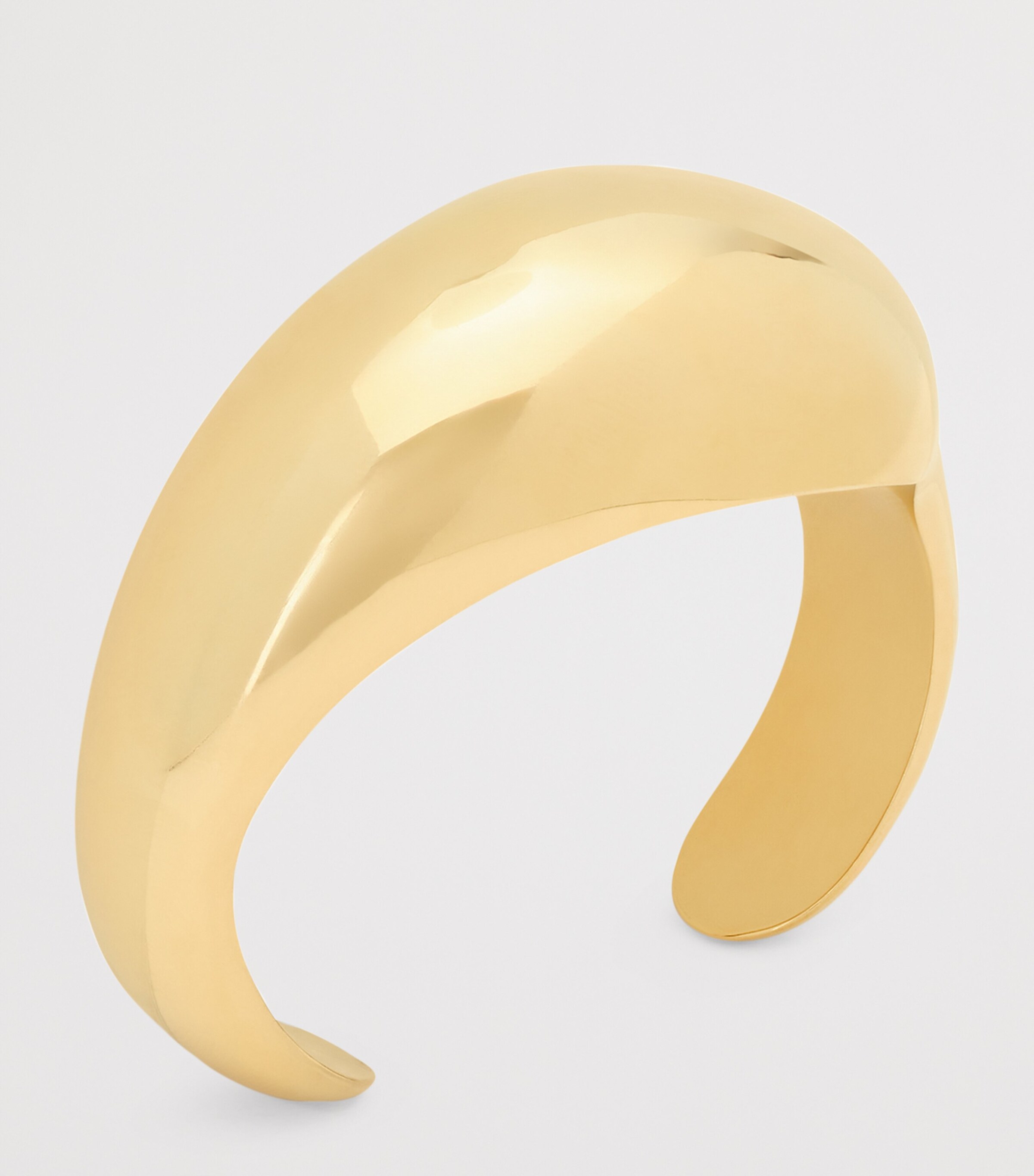 Brass Teardrop Dome Cuff 8030 Image 4