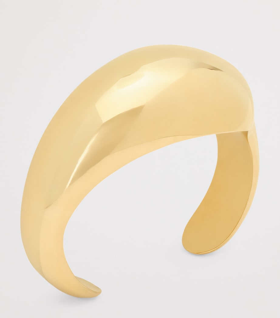 Brass Teardrop Dome Cuff 8030 Image 4