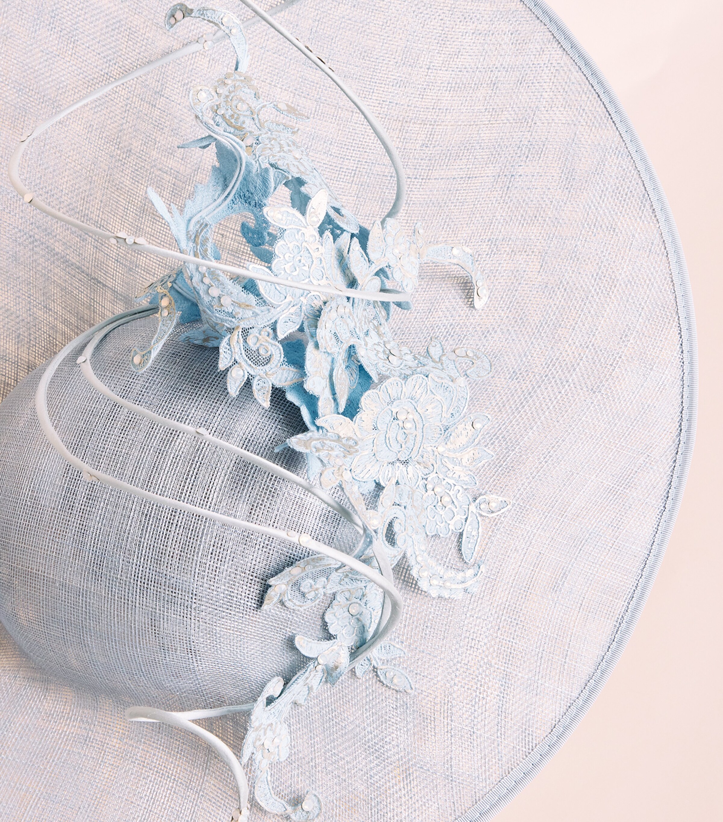 Vivien Sheriff Appliqué Equestrian Hat Ice Blue Image 5