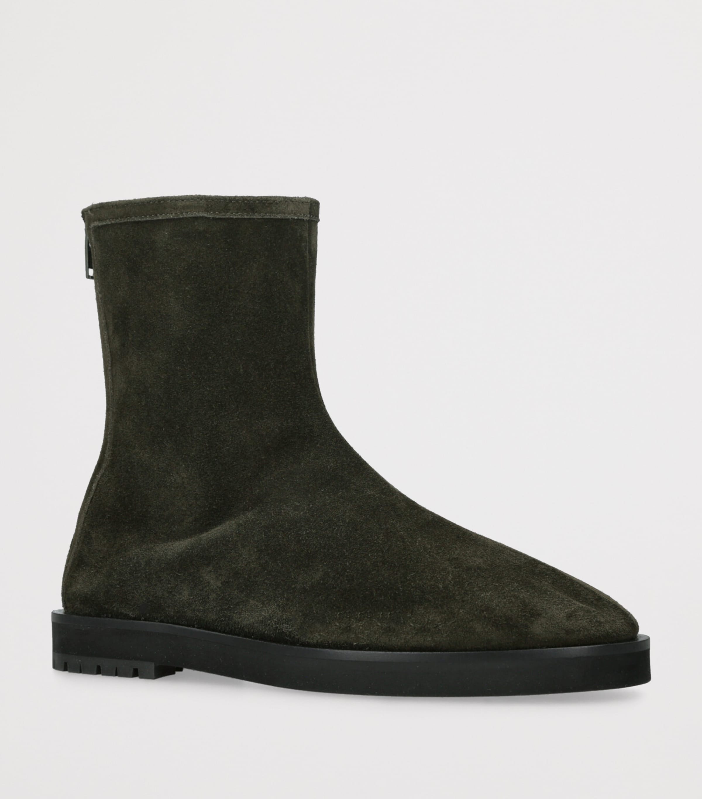Suede Joss Ankle Boots KHAKI Image 3