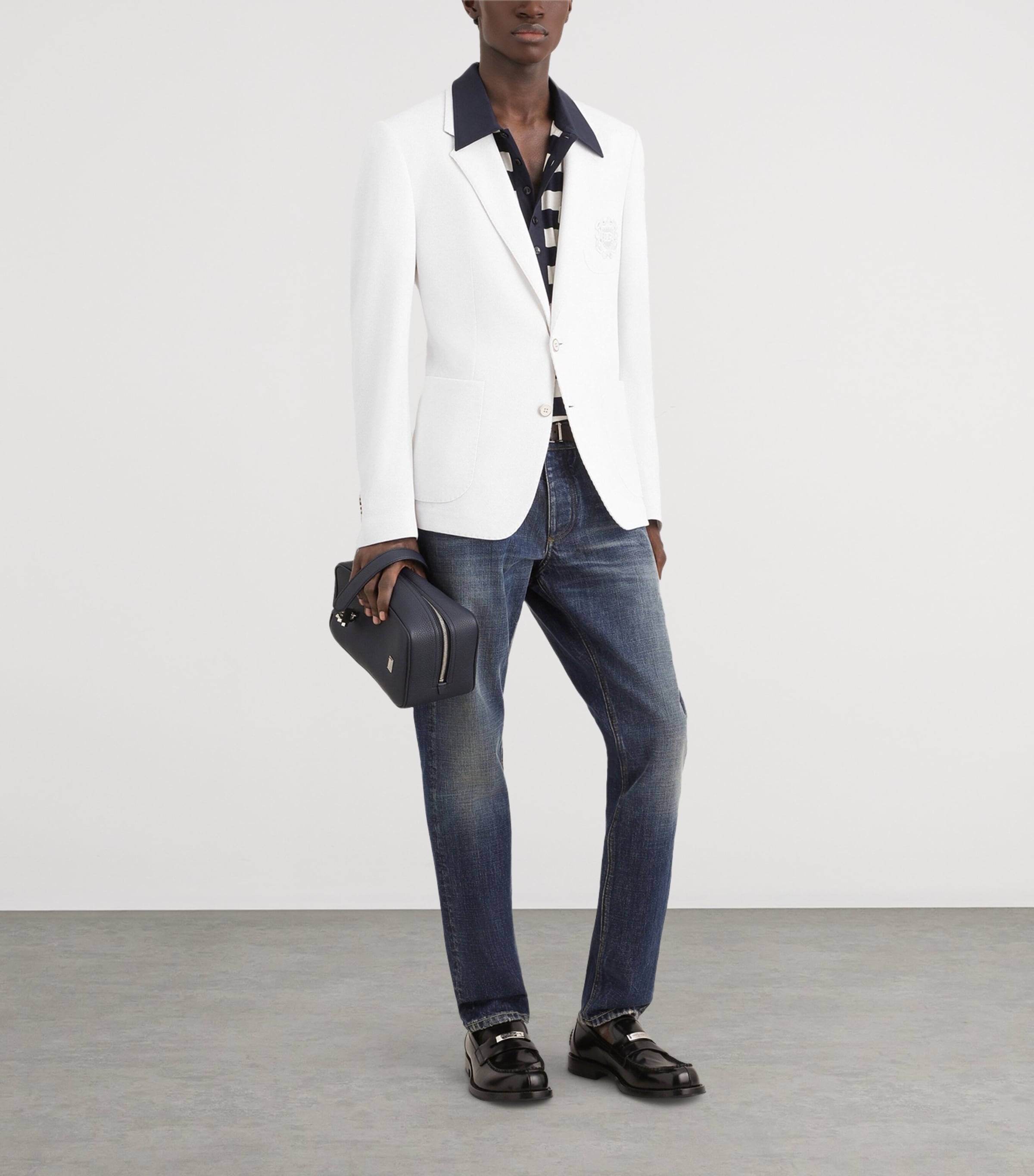 Dolce&Gabbana Mens Slim Jeans Combined Colou Image 2