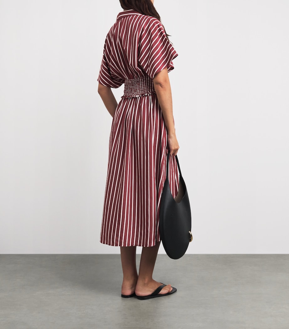 Claudie Pierlot Womens Stripe Wrap Dress Dual Color Image 4