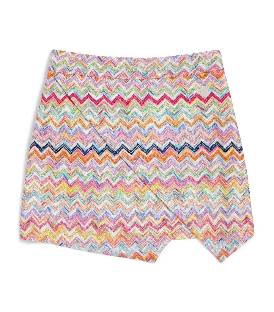 Missoni Kids Zigzag Print Asymmetric Skirt (4-14 Years) Image 1
