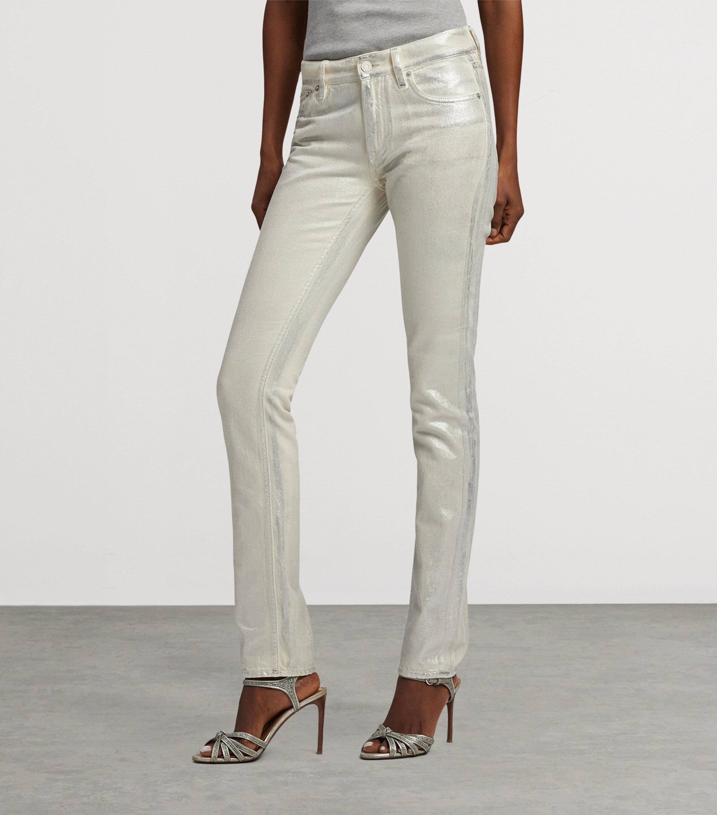 Barrett Mid-Rise Slim-Fit Jeans STERLING STEEL Image 7