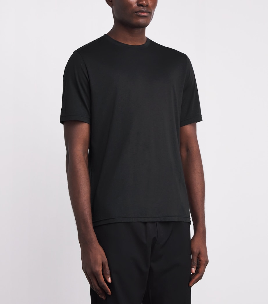 Cotton T-Shirt 20 BLACK Image 3