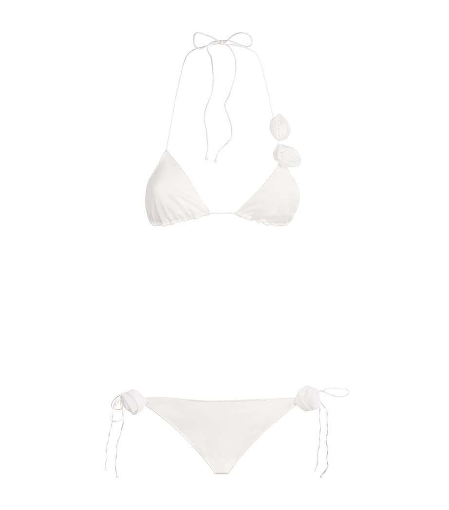 Oséree Womens Rose Bikini Pearl Image 1