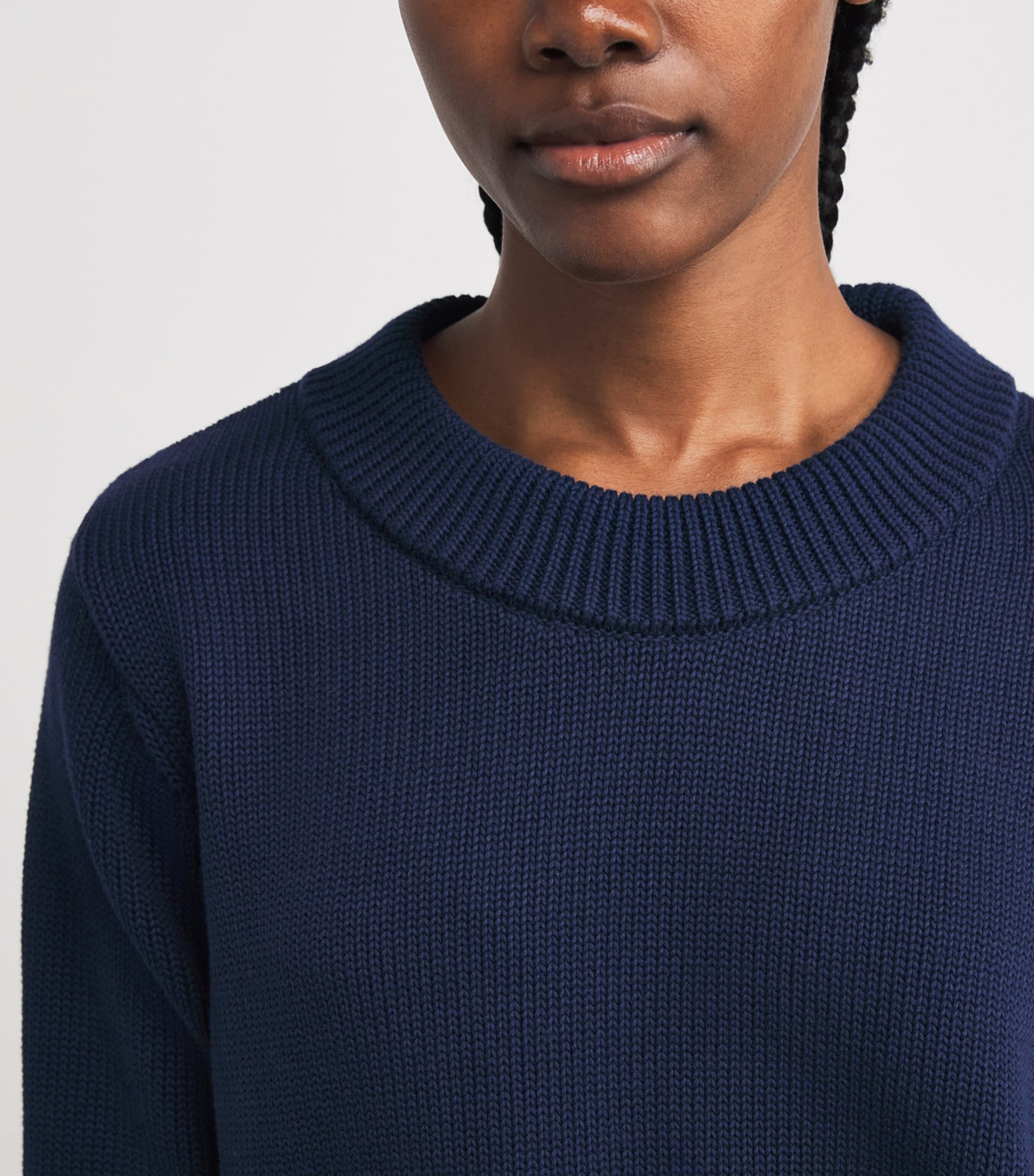 Wool Devon Sweater NAVY Image 6
