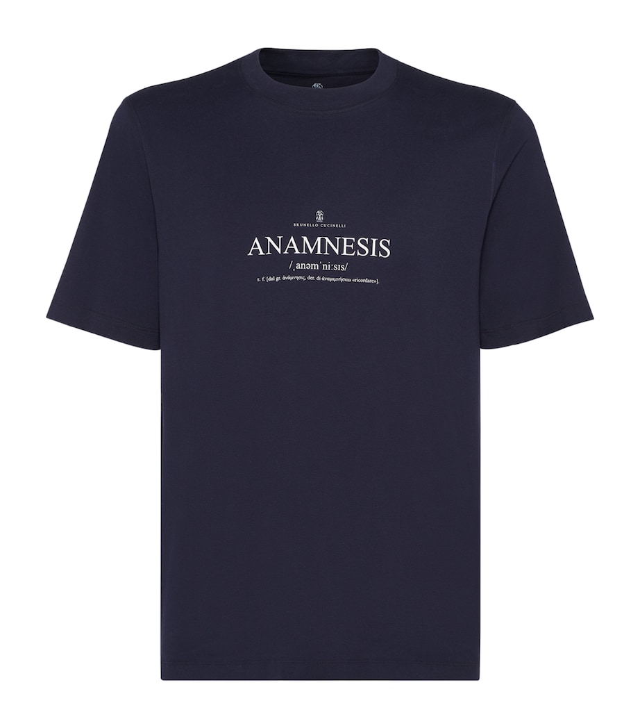 Anamnesis Print T-Shirt CEB08 Image 1