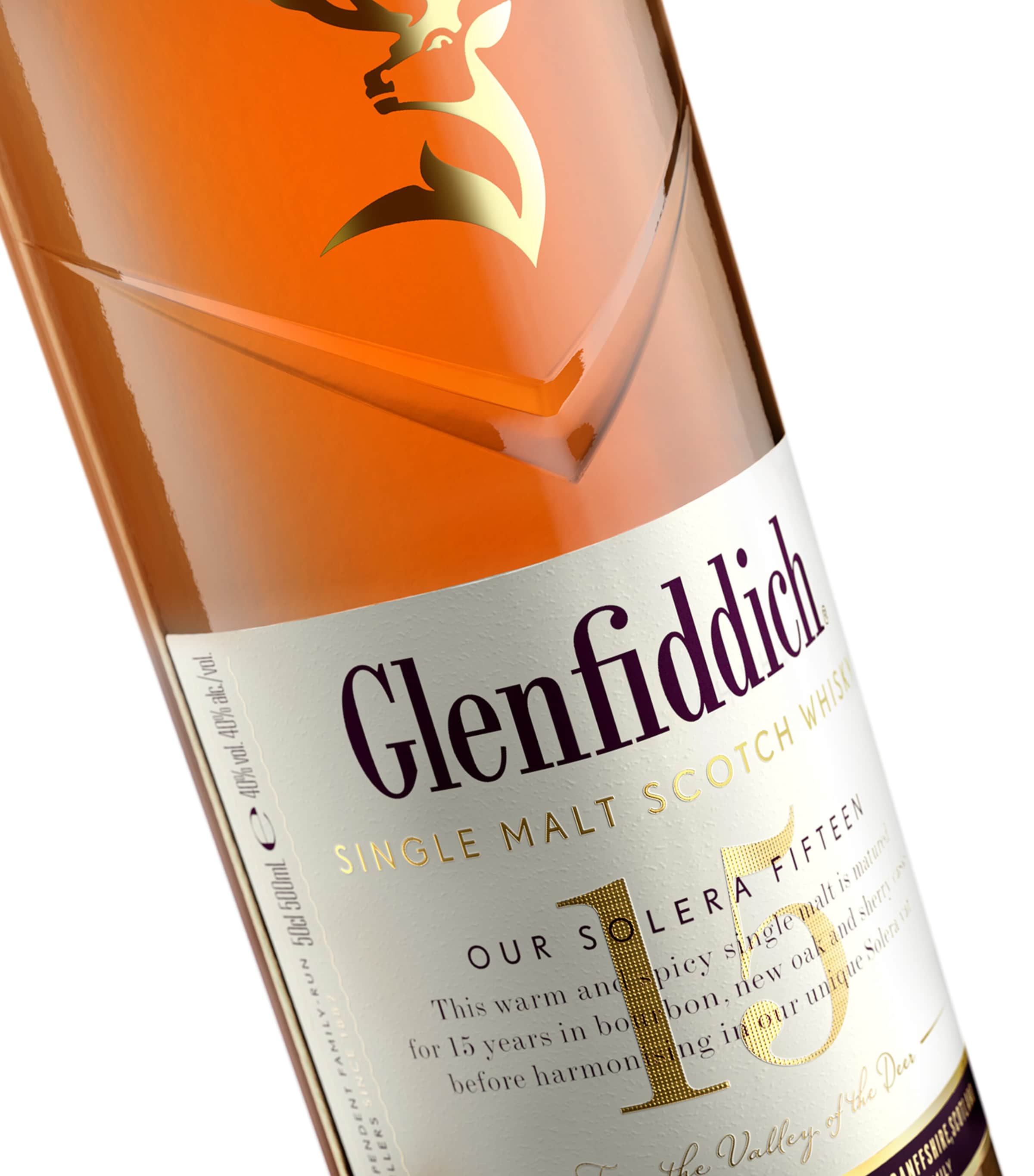Glenfiddich Our Solera Fifteen Single Malt Scotch Whisky (70cl) Image 4