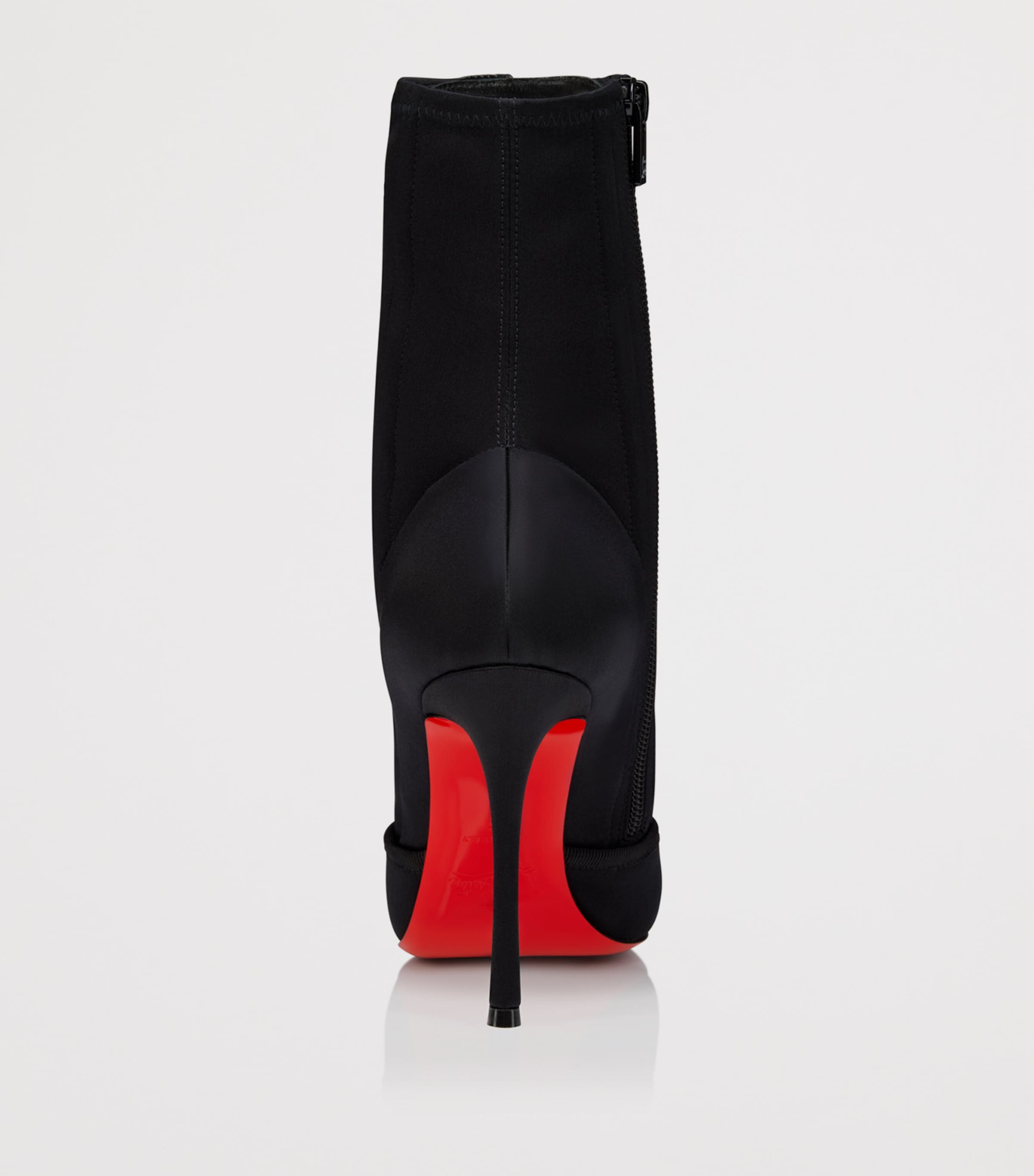 Christian Louboutin Pavlova Leather-Satin Boots 100 Image 3